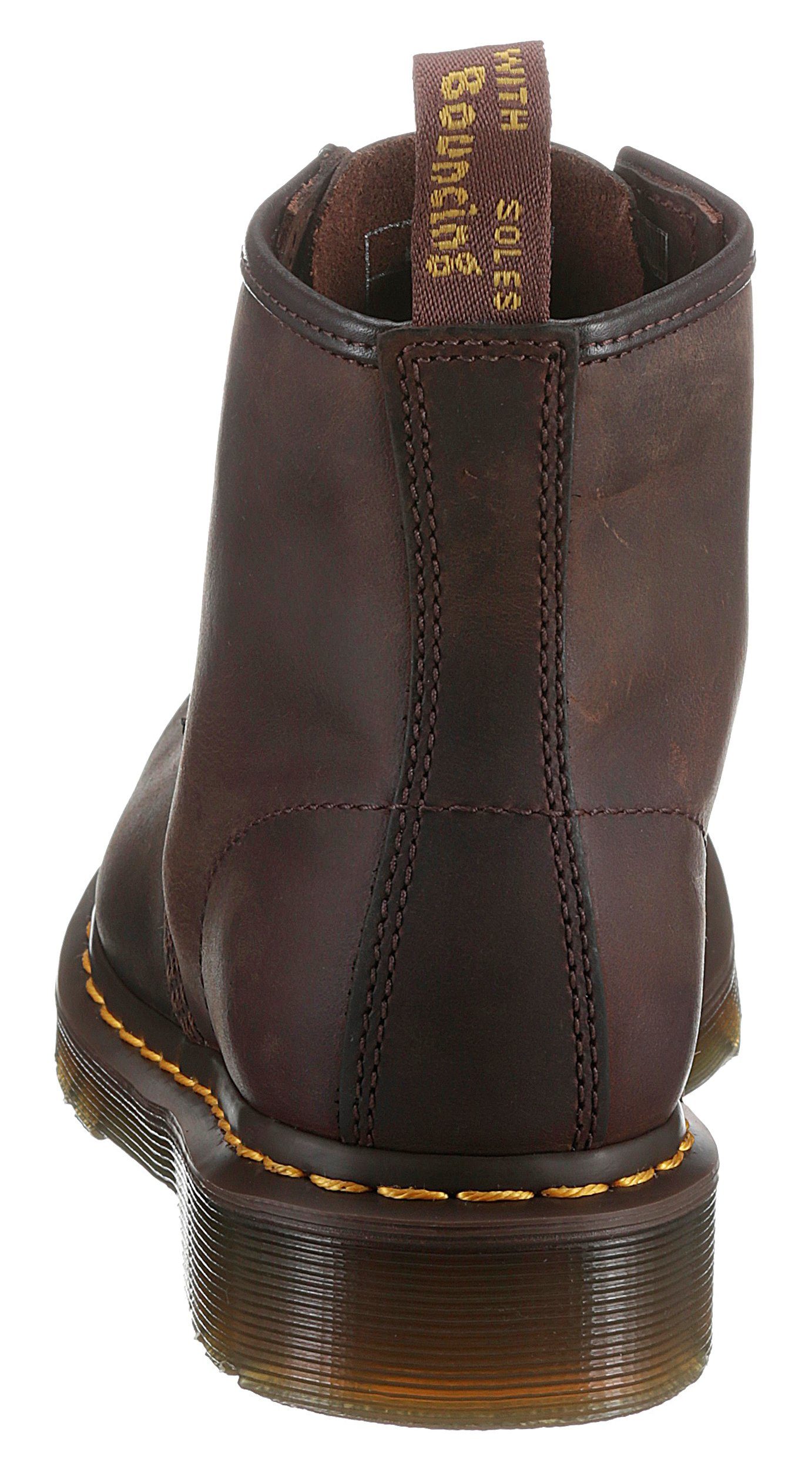 DR. MARTENS 6 Eye Boot 101 CRAZY HORSE Schnürboots Boots, Stiefel mit gepol günstig online kaufen