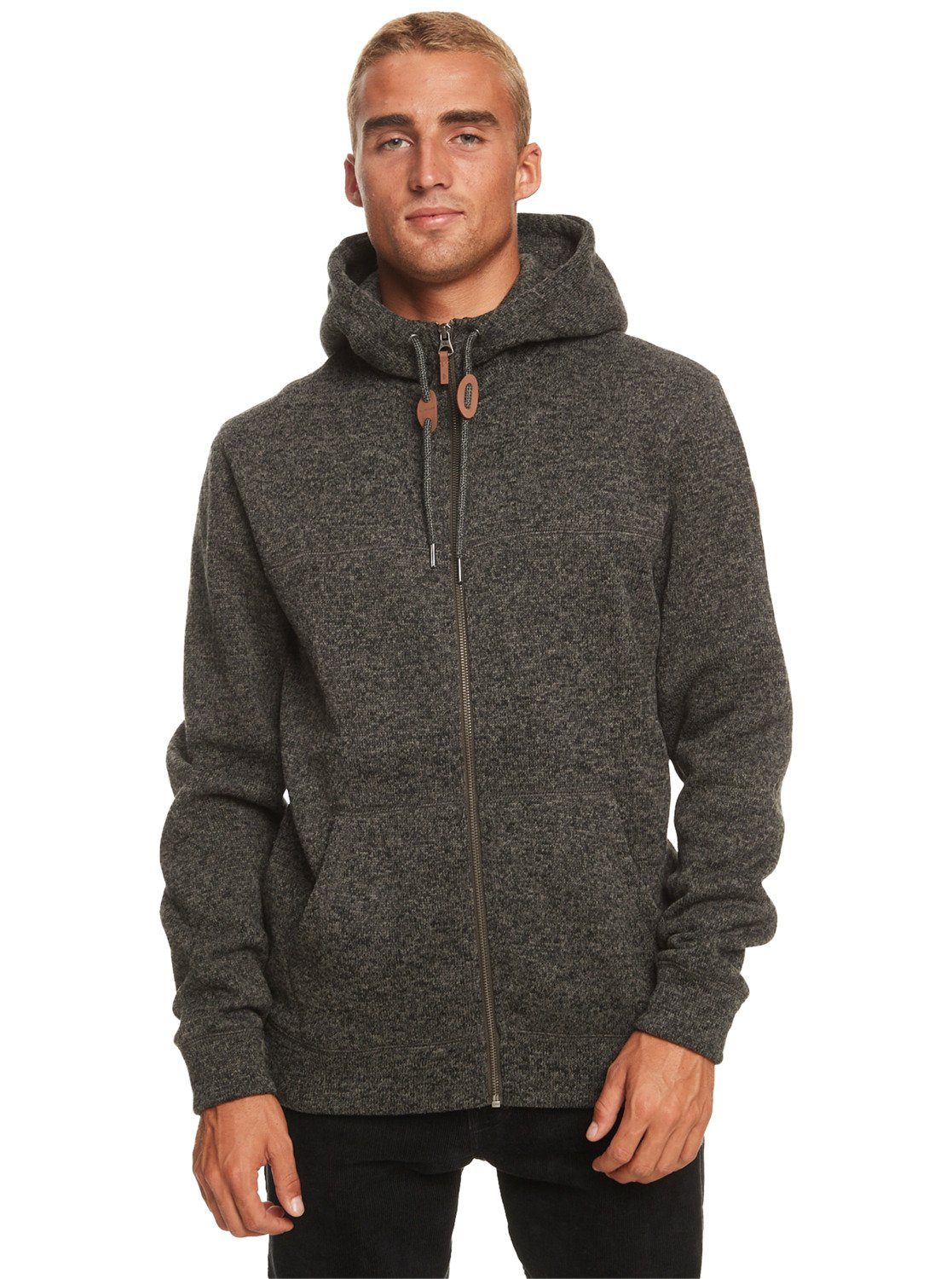 Quiksilver Kapuzensweatjacke Keller Dark Grey Heather