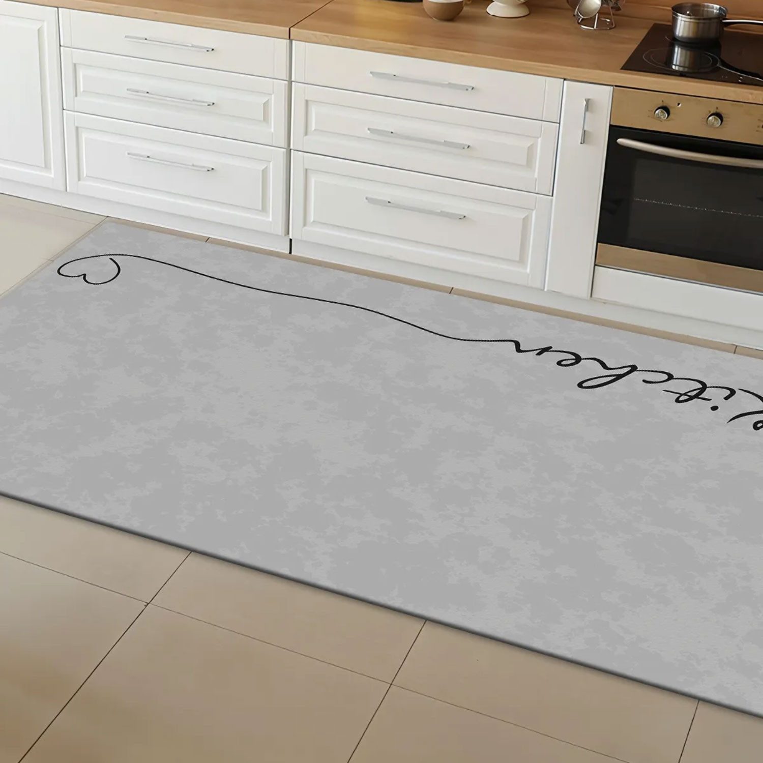 Jungengel Küchenläufer Küchenteppich Kitchen Läufer Esszimmer günstig online kaufen
