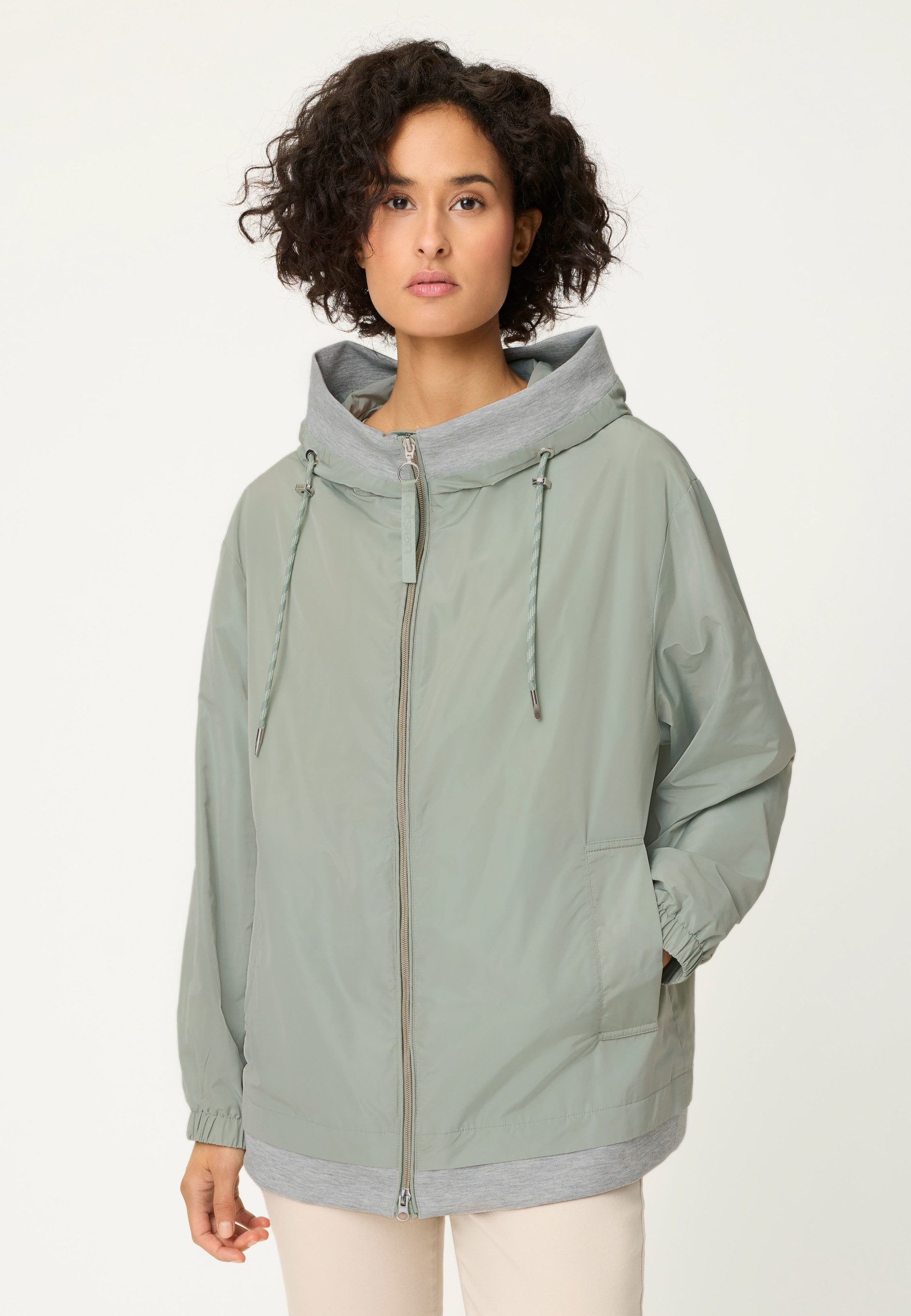 Olsen Outdoorjacke mit Kapuze