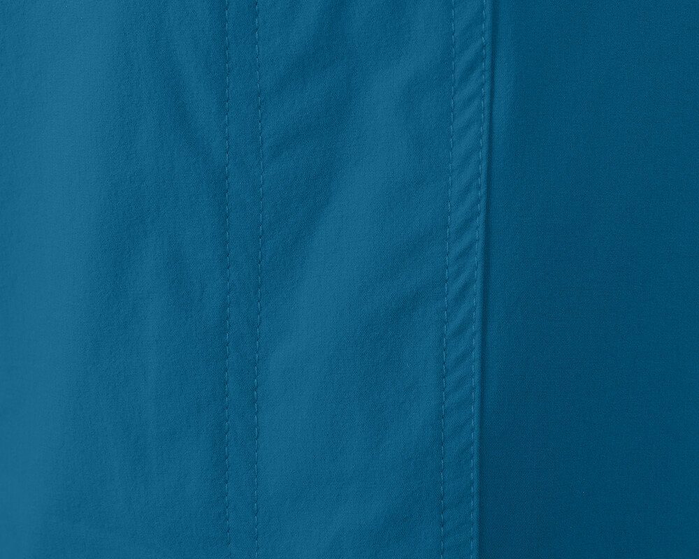 blau (slim) Wanderhose, pflegeleicht, Bergson BENNETT Saphir Normalgrößen, Damen Zip-off-Hose vielseitig, Zipp-Off