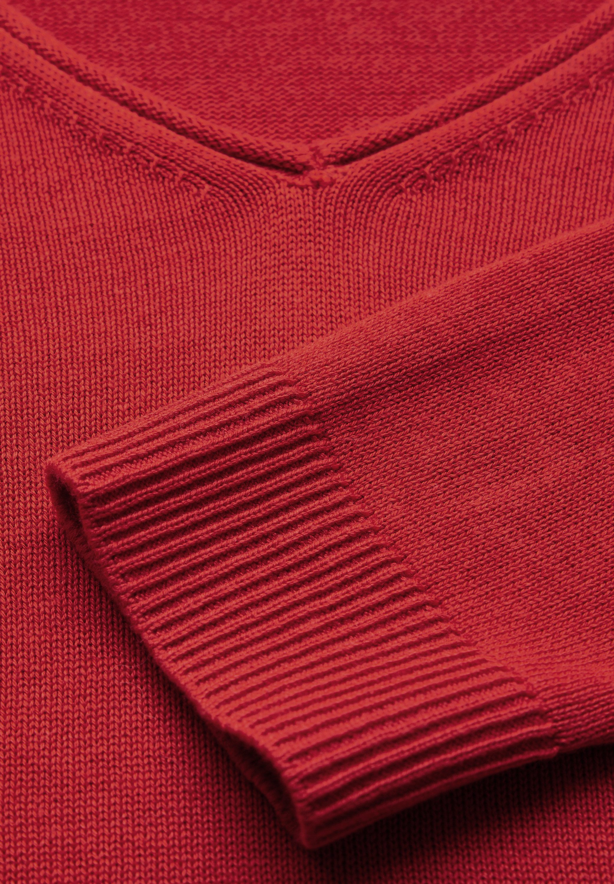 STREET ONE Strickpullover mit V-Ausschnitt