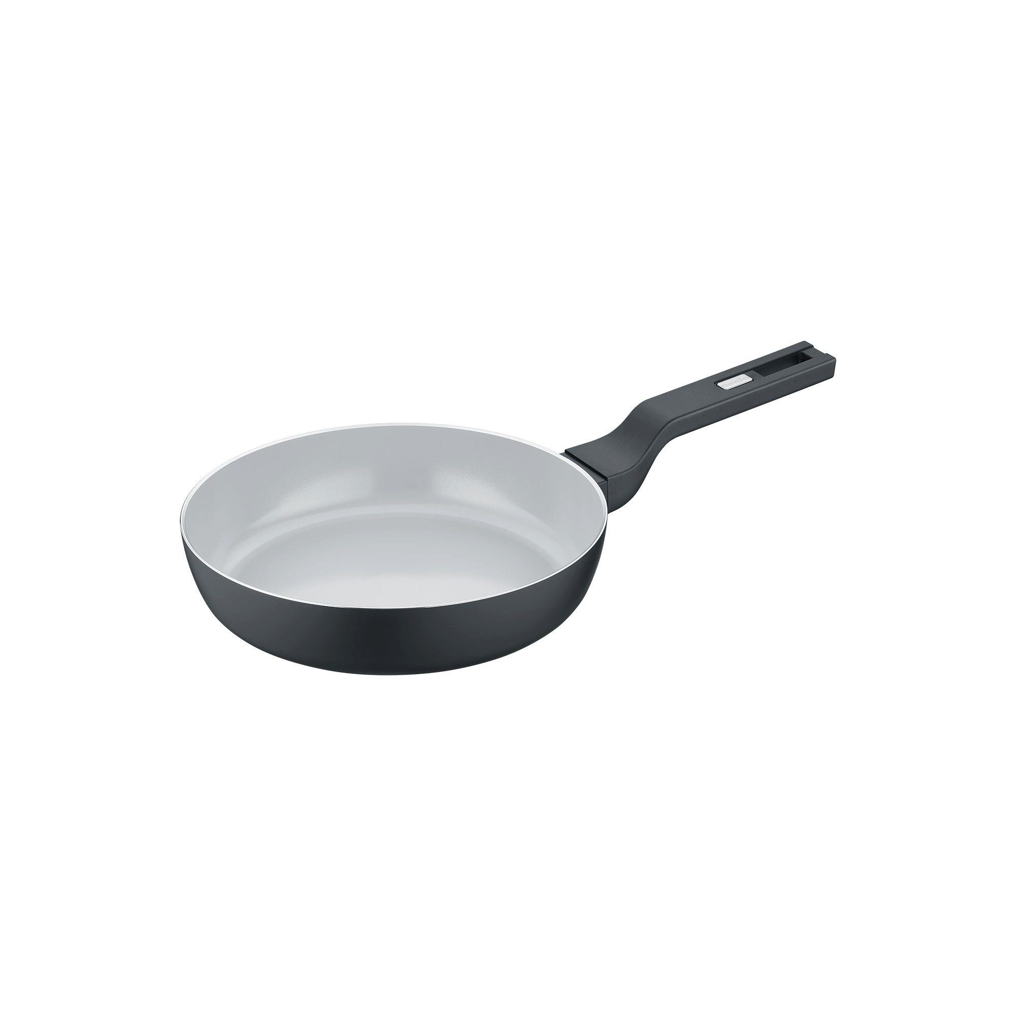 Berndes Schmorpfanne 24cm, Aluminium, recycelt, schwarz - b.clever, Aluminium, recycelt aus Dosen