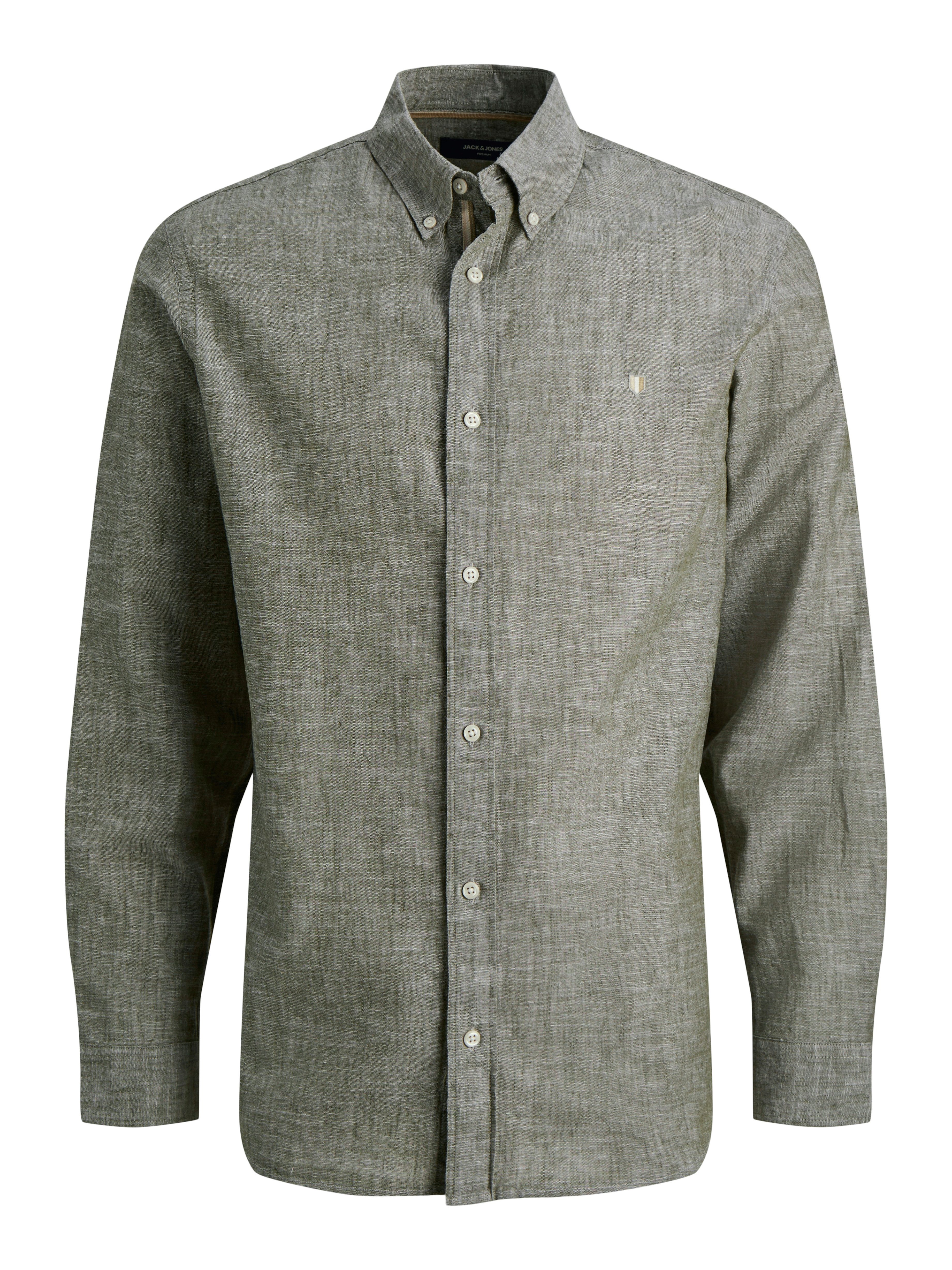 Jack & Jones Langarmhemd JPRBLUSUMMER LINEN BLEND SHIELD LS SHIRT günstig online kaufen