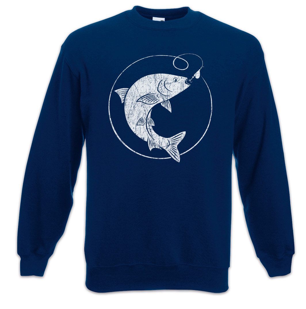 Urban Backwoods Sweatshirt Fishing II Sweatshirt Fischen Fischer Fish Angelrute Angler Angeln (1-tlg) Sport Verein Rod And