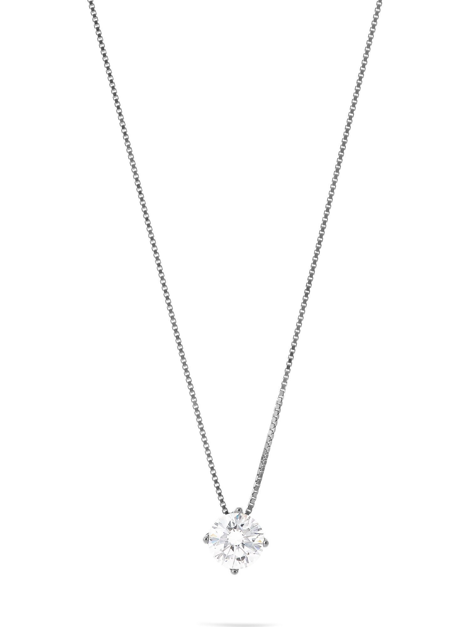 Silber FAVS Collier Damen-Kette Zirkonia 925er FAVS 1