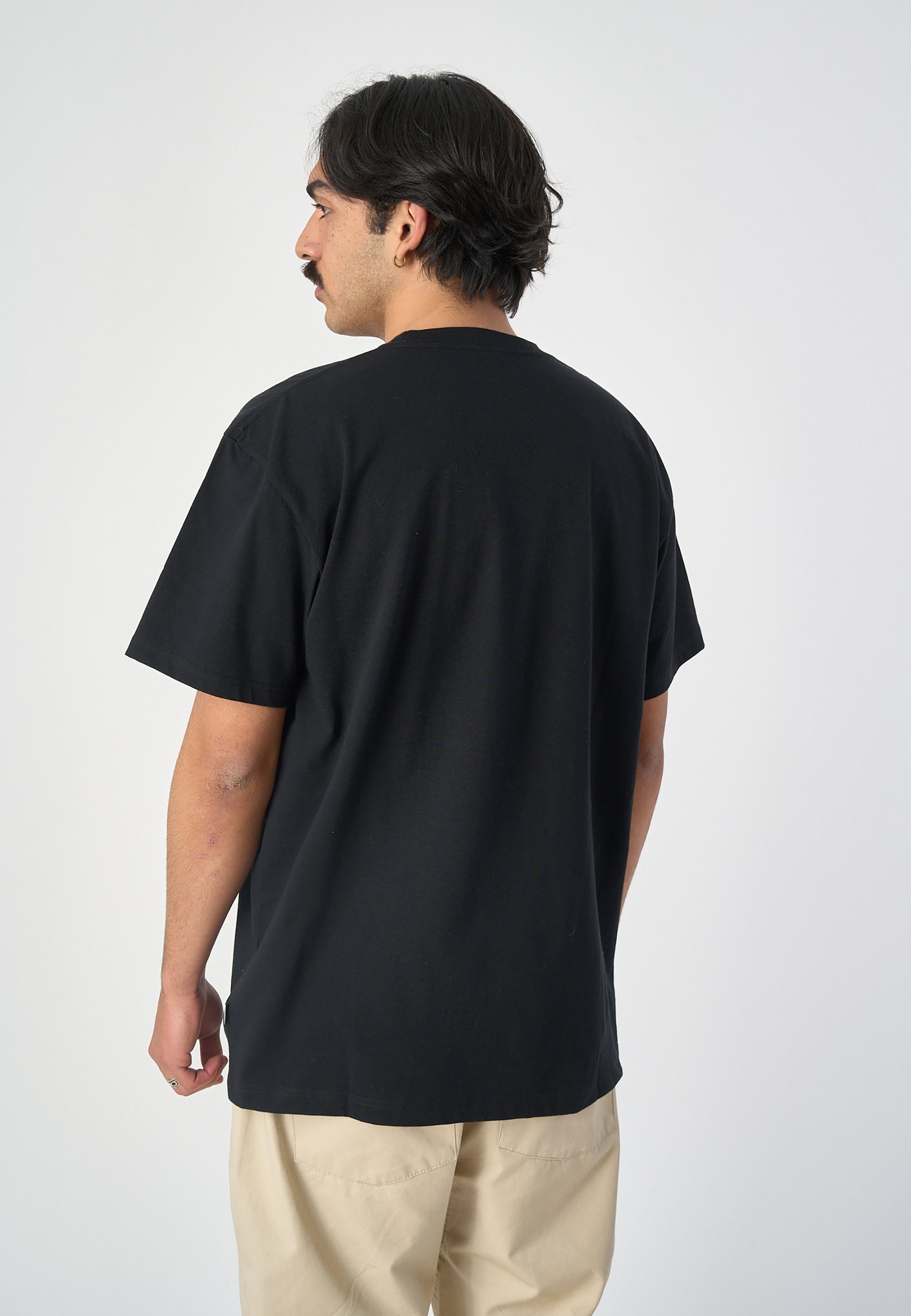 Cleptomanicx T-Shirt Fly-Fi coolem mit Frontprint