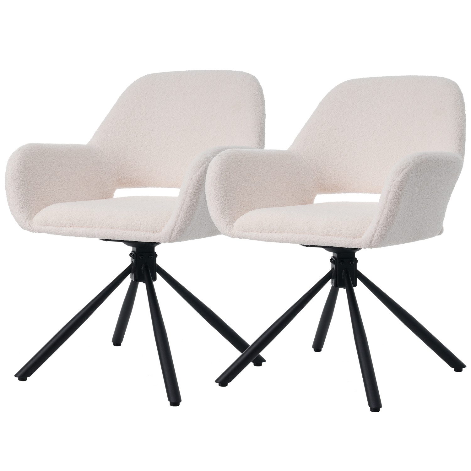 Flieks Esszimmerstuhl (360° drehbar, Set, 2 günstig online kaufen