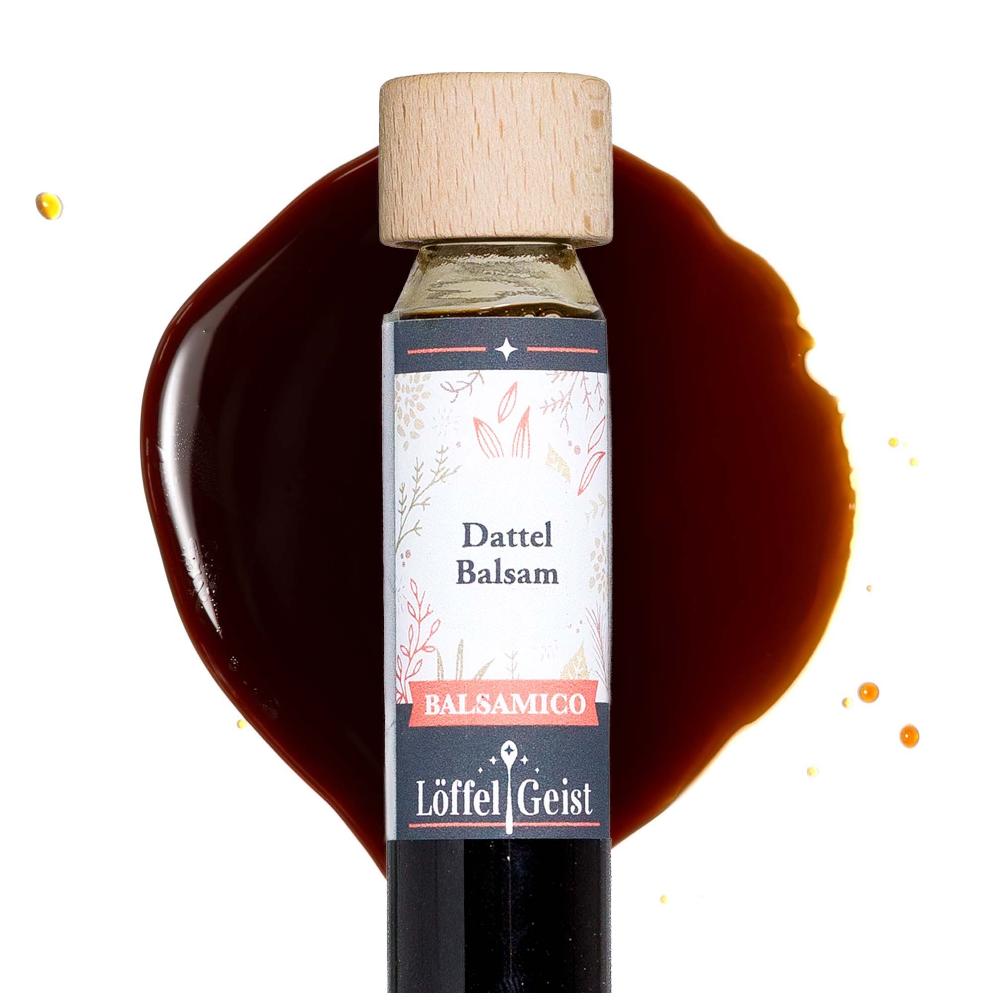 Löffelgeist Essig Dattel Balsam Balsamico (50ml im praktischen Dosierglas)