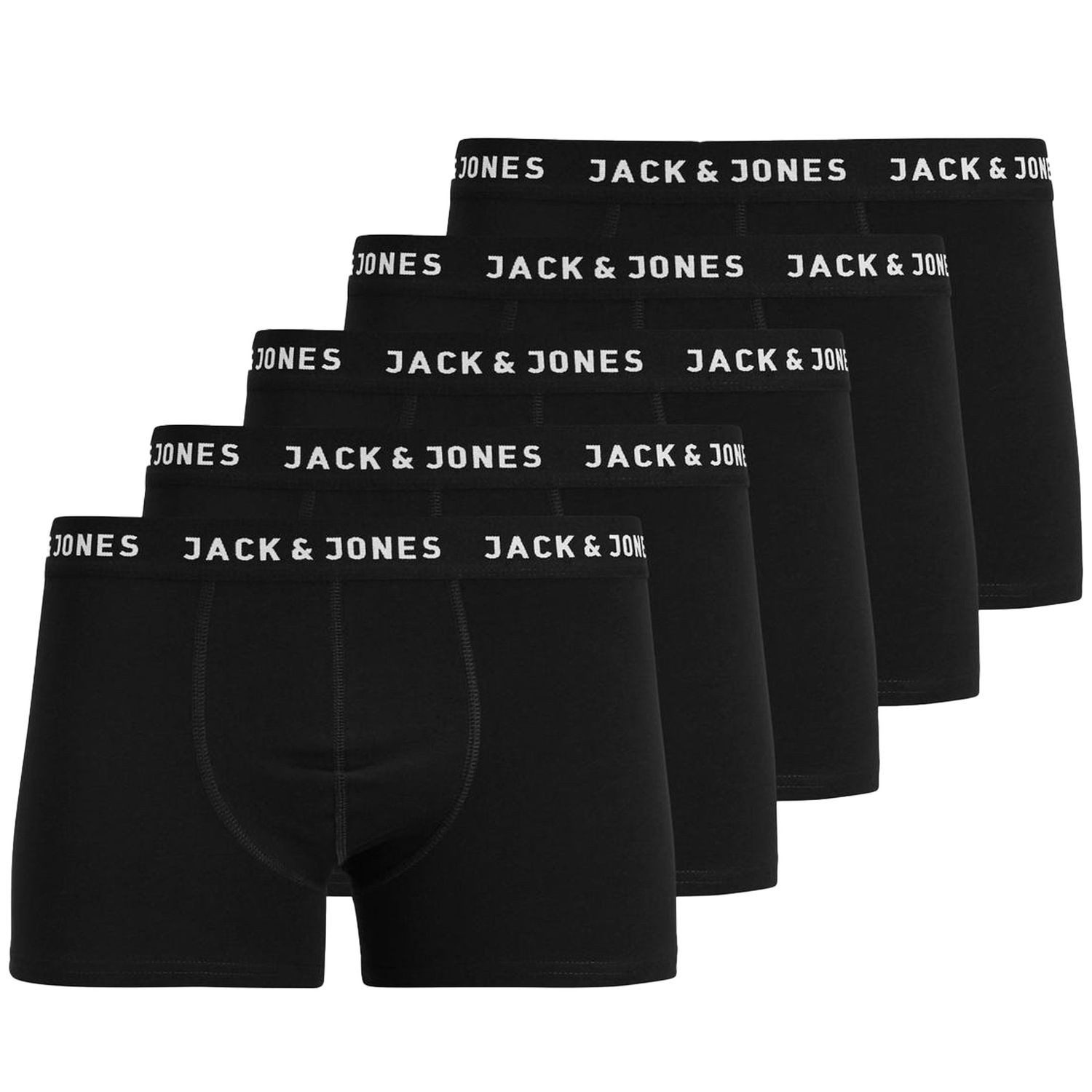 Jack & Jones Boxershorts Trunk (5-St., Set) Logobund, elastisch, im 5er Pac günstig online kaufen