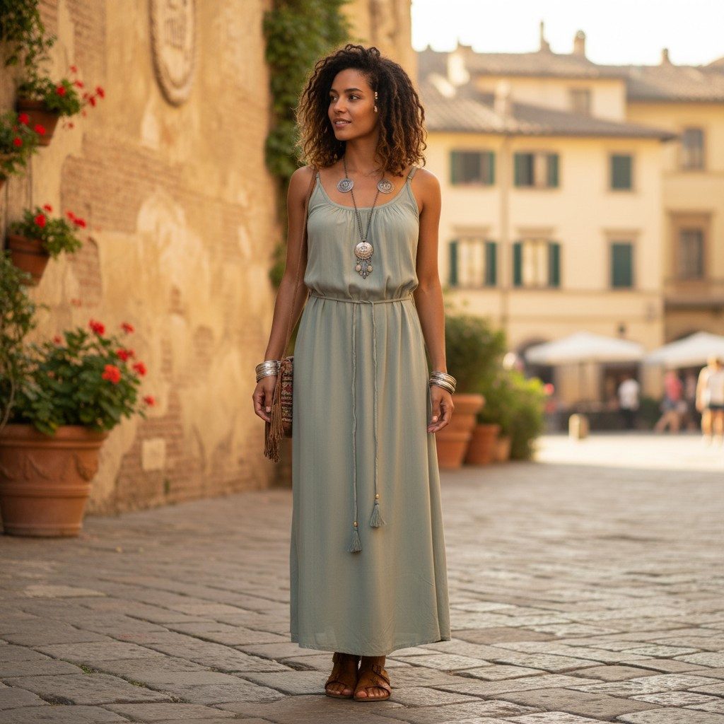 Guru-Shop Midikleid Sommerkleid, Maxikleid, Strandkleid,.. alternative Bekl günstig online kaufen