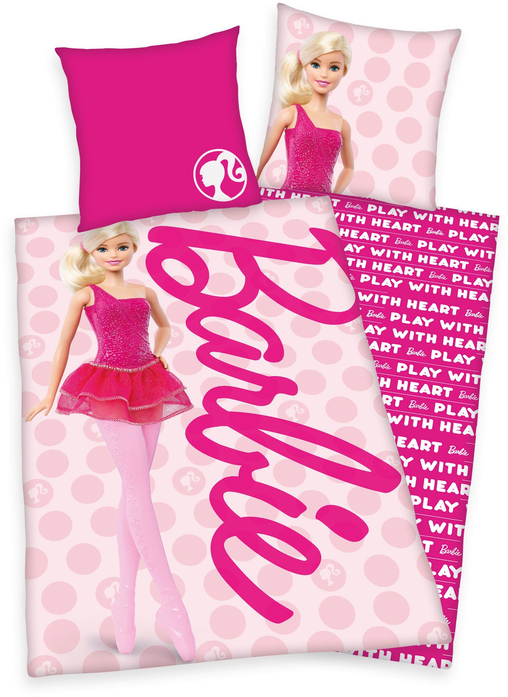 Kinderbettwäsche »Barbie«, Mattel®, Renforcé, mit tollem Barbie-Motiv