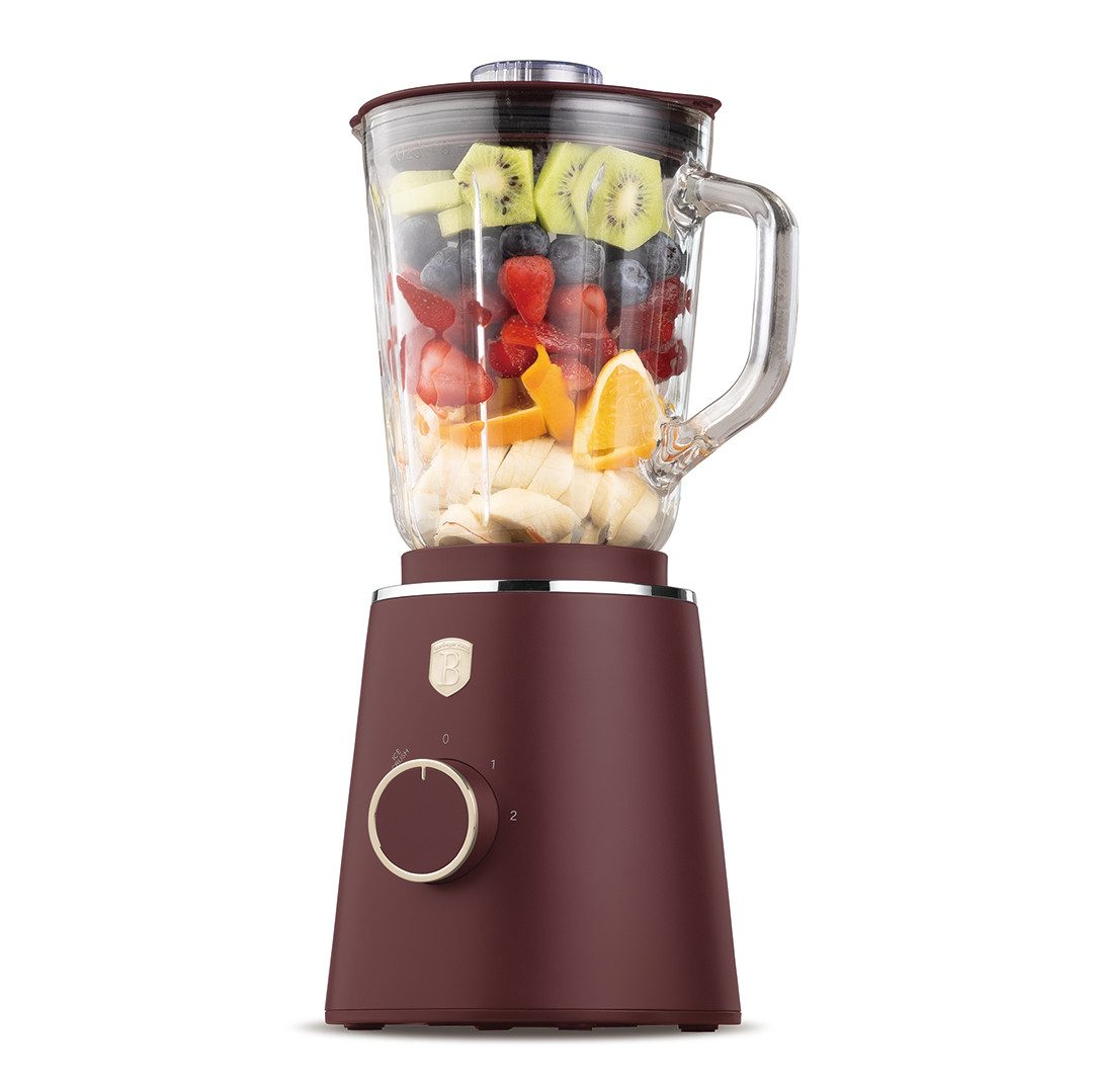 Berlinger Haus Standmixer BH 9818, 1000 W, 1,5 L Glasbehälter, 1000 W, Ice-Crush Funktion, Edelstahlmesser