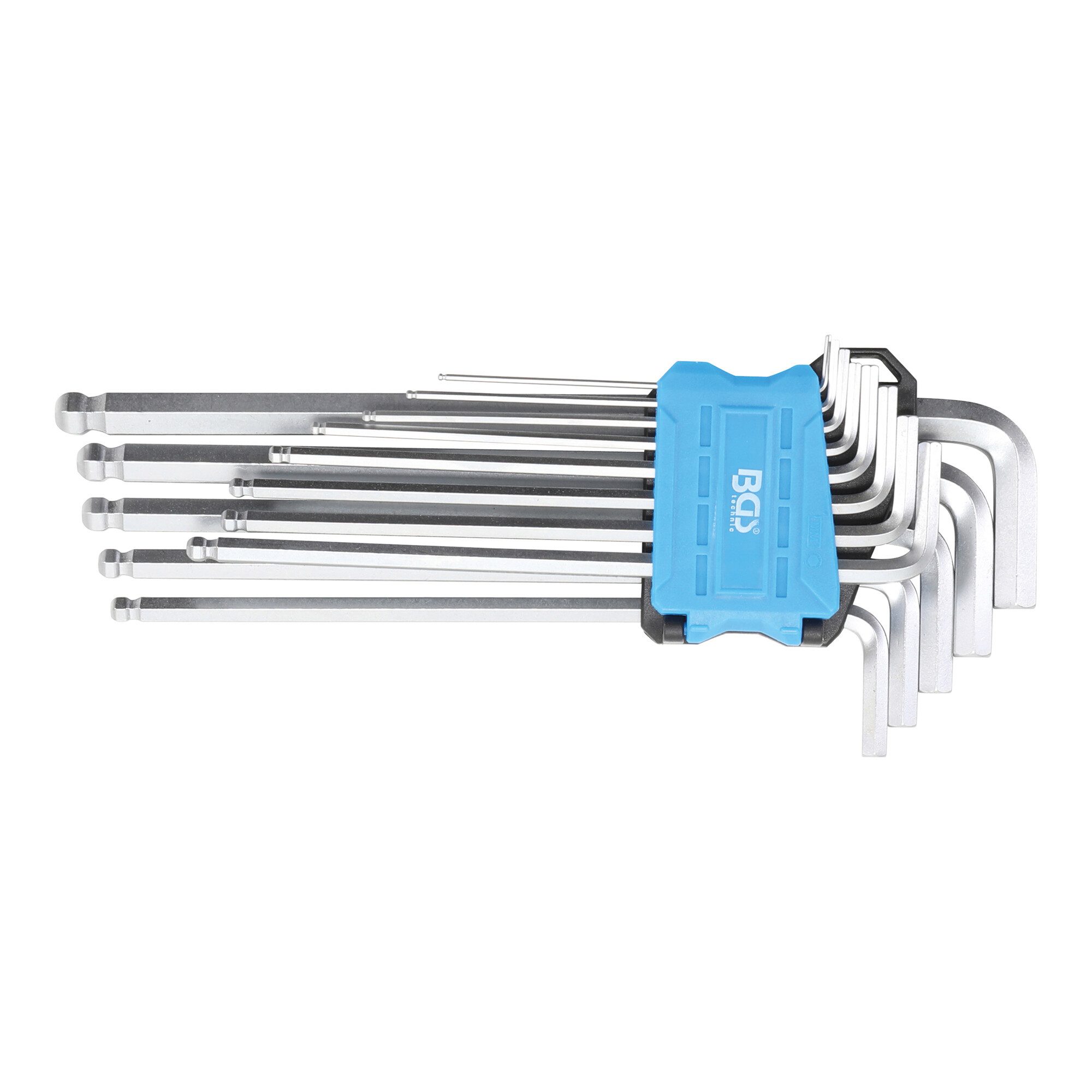 BGS technic Innensechskantschlüssel BGS Winkelschlüssel-Satz extra lang Innensechskant/Innensechskant mit