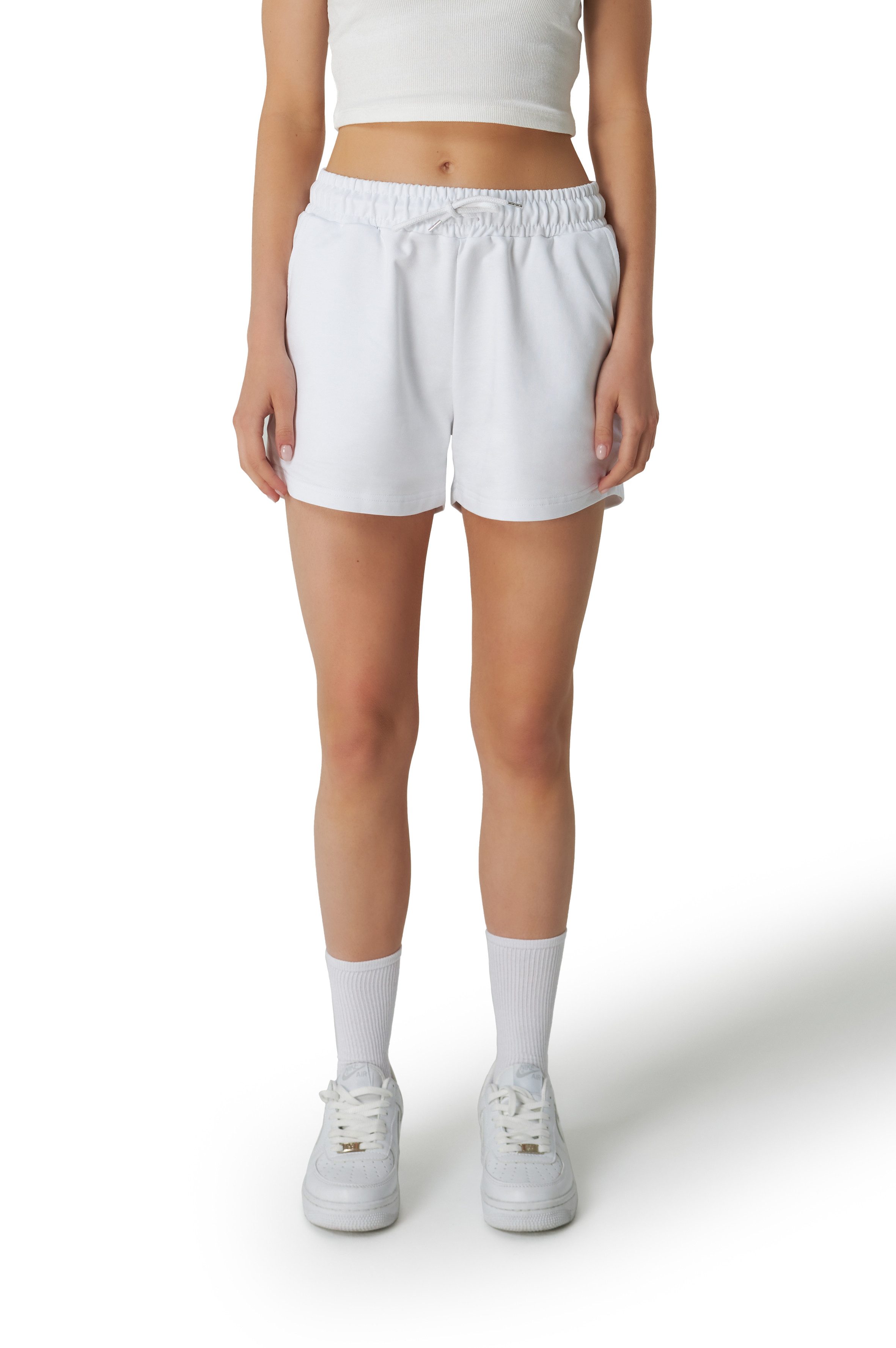 ROSS CAMP Sweatshorts Kurze Hose Damen Shorts Lycra