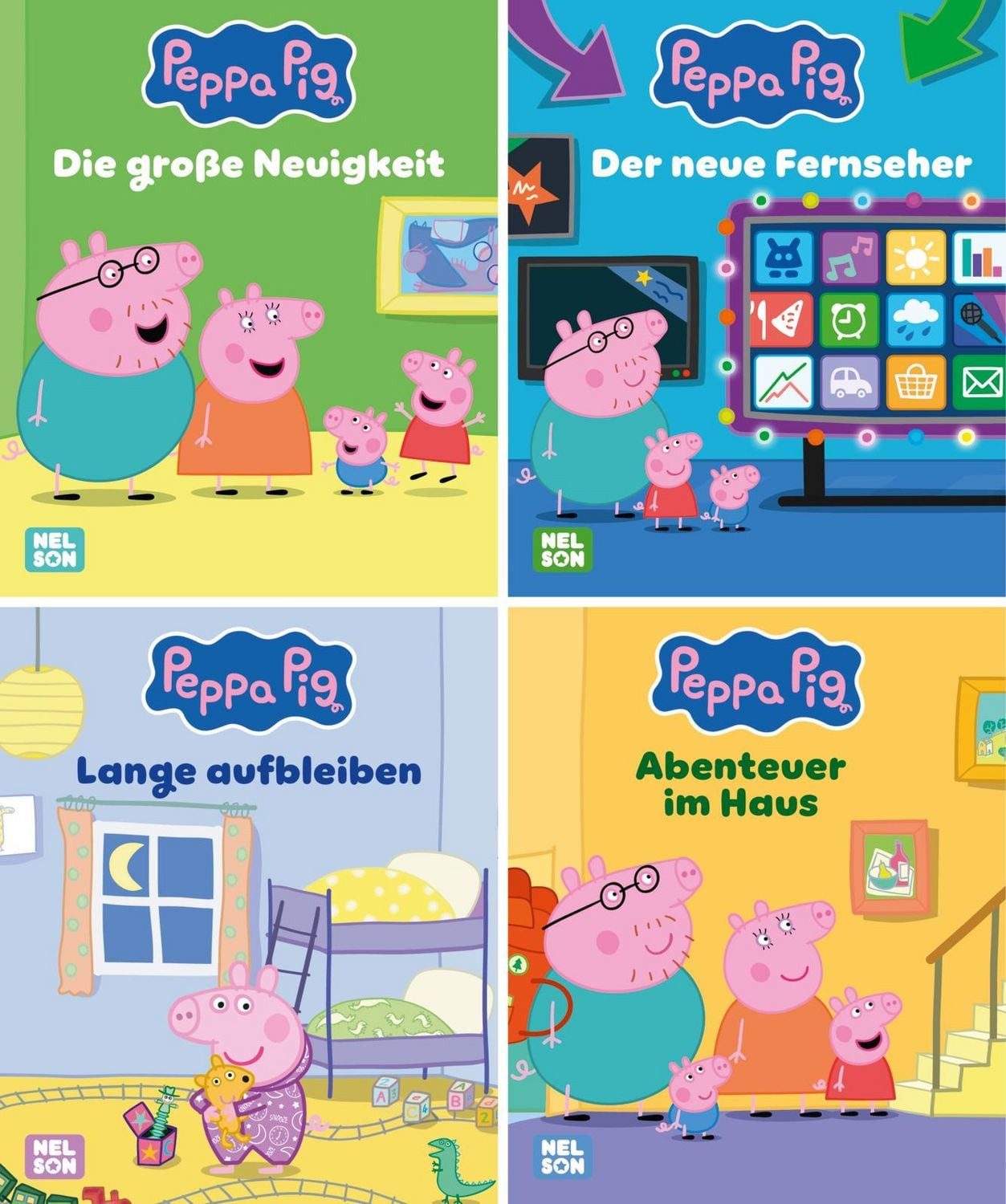 Nelson Mini-Bücher: 4er Peppa Pig 33-36 / Steffi Korda