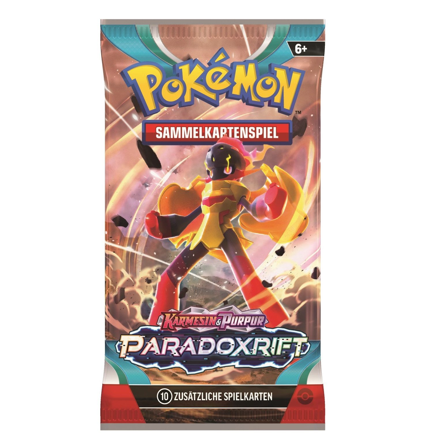 Amigo Spiel + Freizeit GmbH Sammelkarte Pokemon KP04 Paradoxrift Einzel Booster (Deutsch)