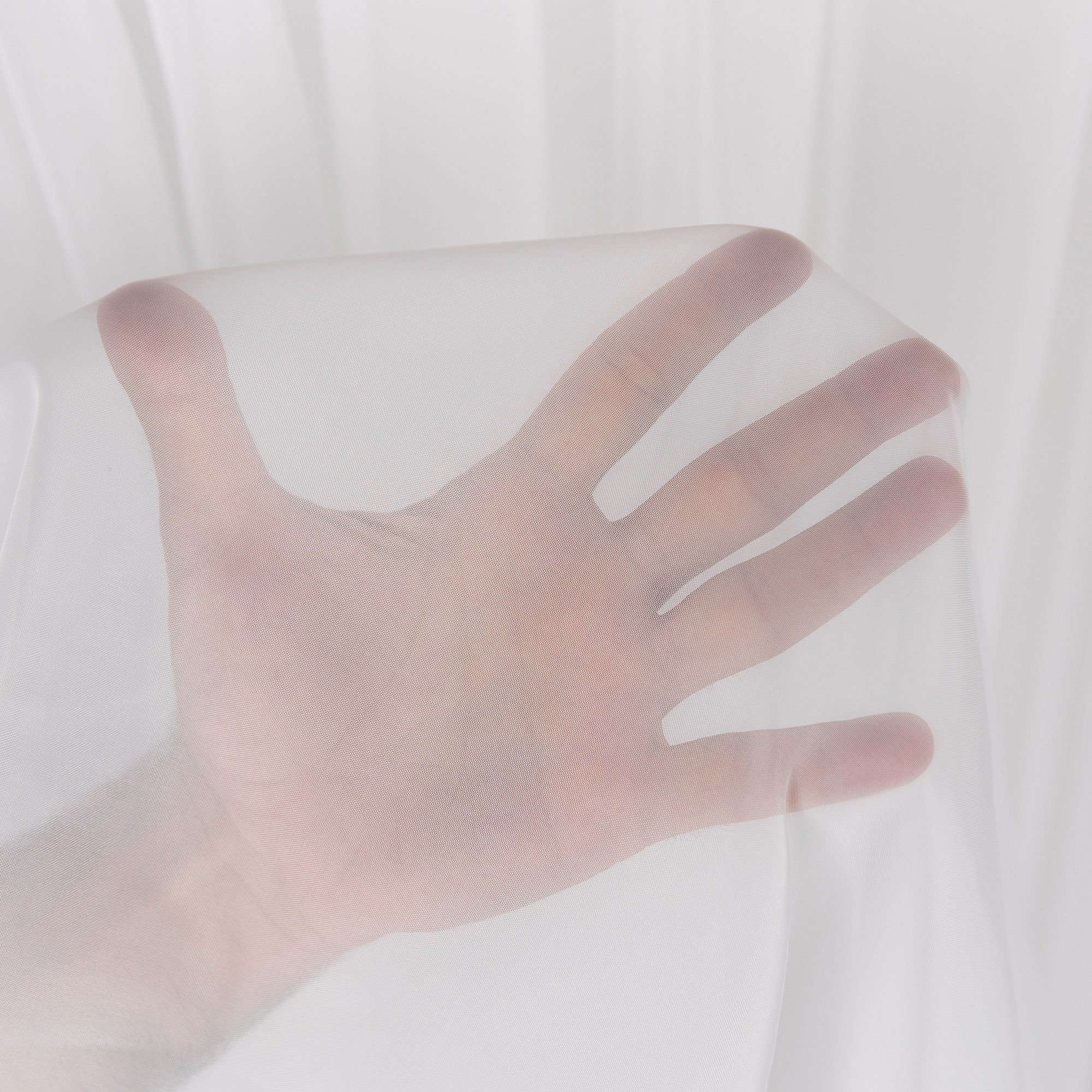 GARDINESTAN JUNG CFO GmbH Gardine Weiße,halbtransparente Vorhänge mit Kräus günstig online kaufen