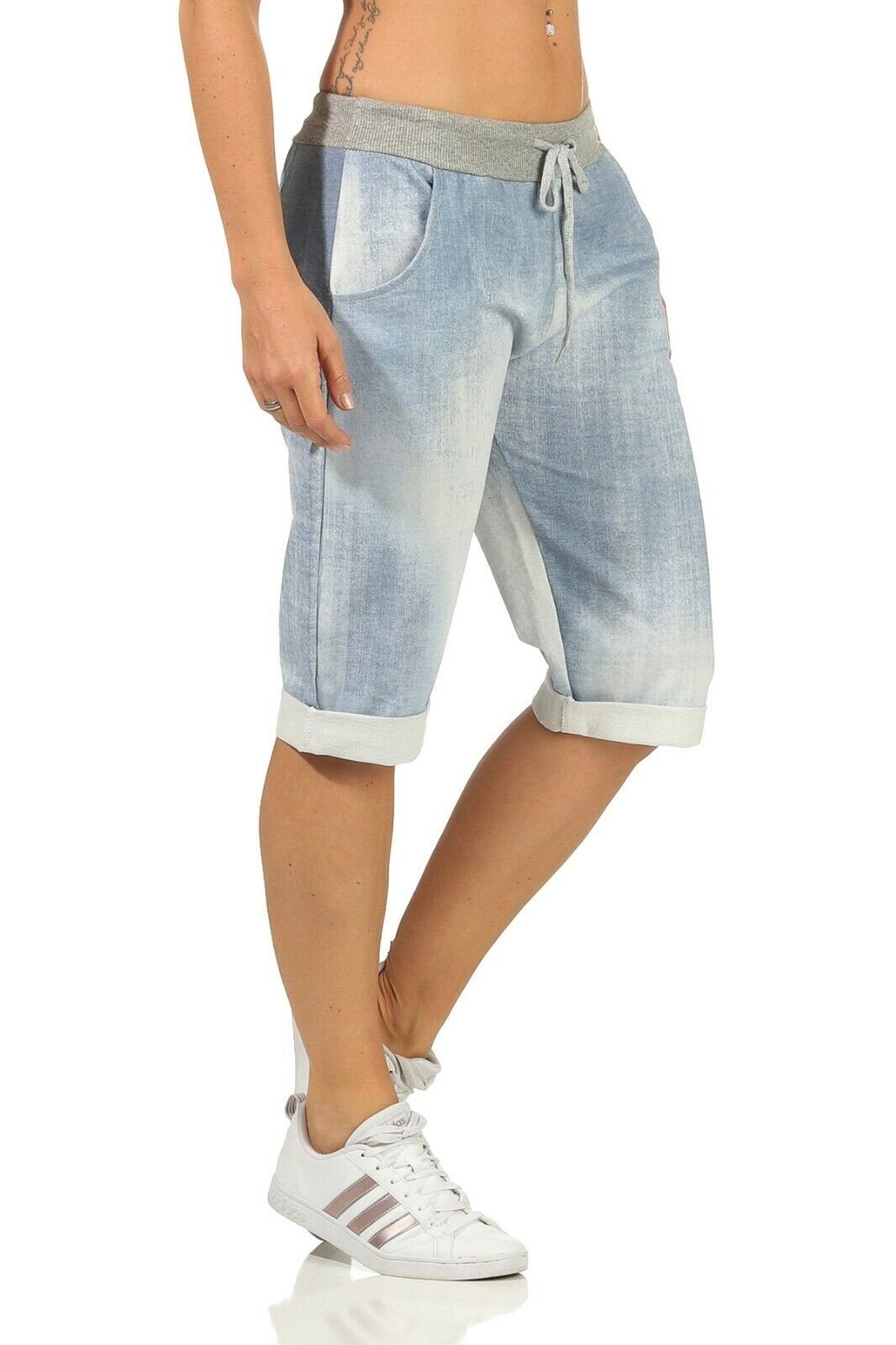Aurela Damenmode Jogginghose Bermuda Damen Hose günstig online kaufen