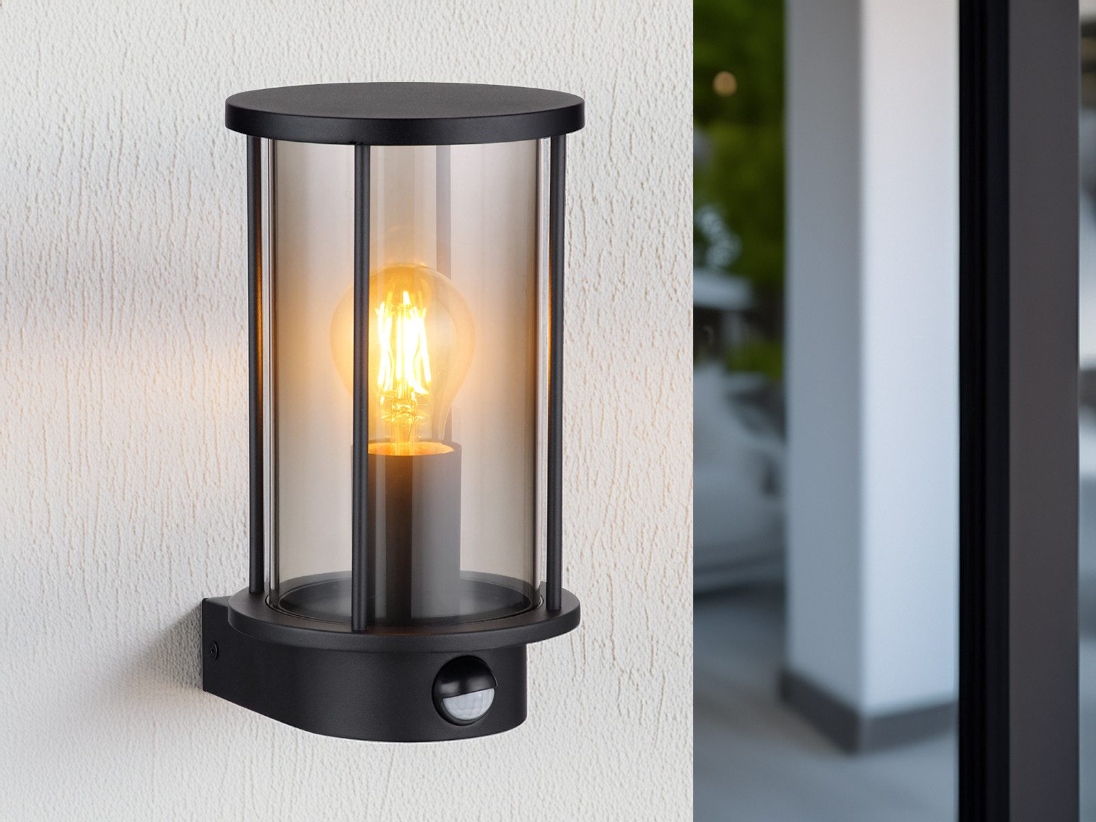 GLOBO LIGHTING LED Außen-Wandleuchte, mit Bewegungsmelder, günstig online kaufen