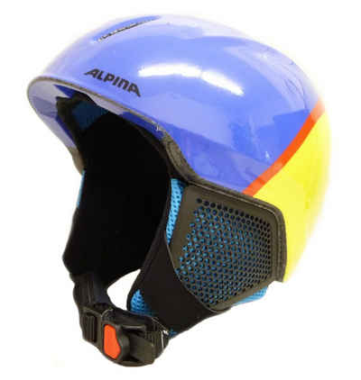 Alpina Sports Skihelm Alpina Carat LX Kinder Skihelm Snowboardhelm blue red yellow