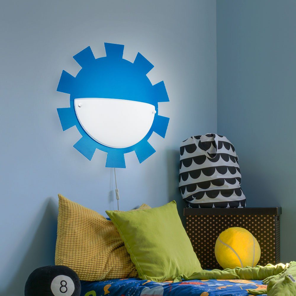 Sonne Leuchtmittel EGLO inklusive, Kinder nicht Zimmer Hochwertige Schalter Dekolicht, Wand Beleuchtung Kabel