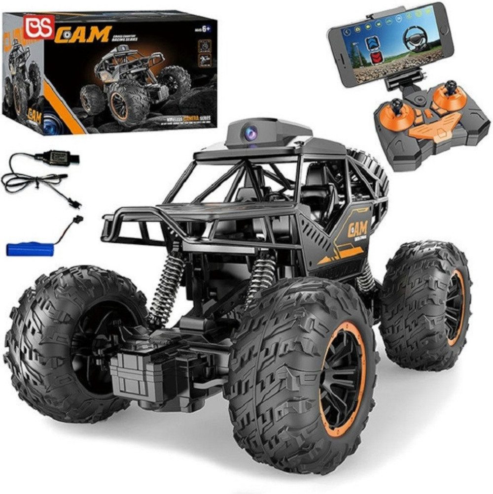 RC-Auto RC Monster Truck CAM WOLF mit 3 MP HD Kamera ferngesteuertes