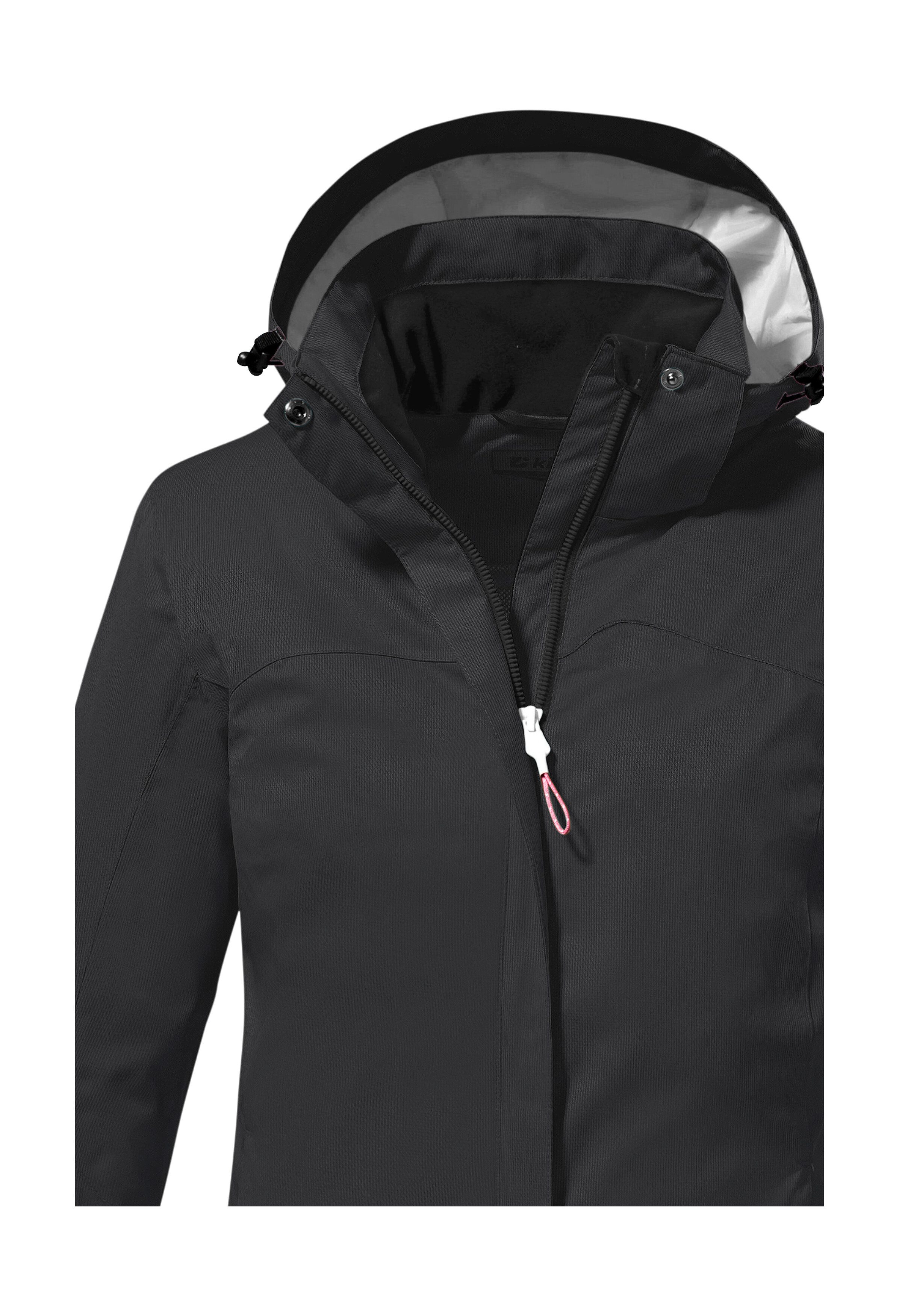Killtec Outdoorjacke KOS 133 WMN JCKT Wasser- und winddichte Damenjacke mit abnehmbarer Kapuze