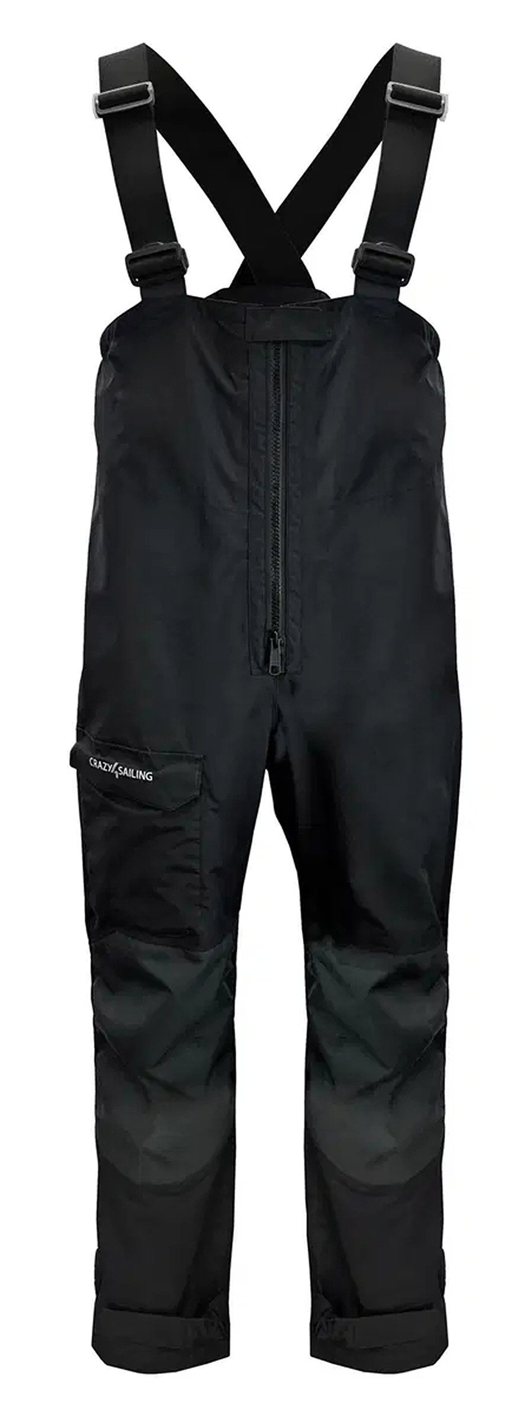 crazy4sailing Regenhose Unisex Halifax Coastal Segelhose Schwarz 152 - Kids