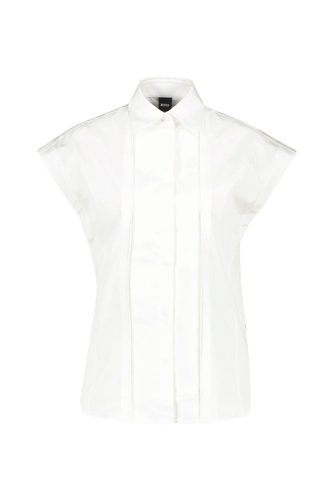 BOSS Langarmbluse Blusenshirt Bireny - Regular Fit
