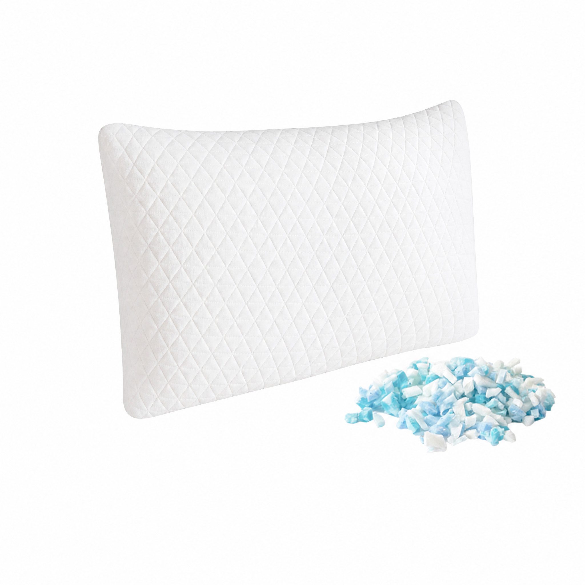 emerspring Nackenstützkissen Memory Foam Ergonomisch druckentlastend HWS Kissen 75x35 cm, Füllung: 100 % Memory Foam, Seitenschläfer, Bauchschläfer, Rückenschläfer, 1-tlg., Unterstützung für Rücken-, Seiten- und Bauchschläfer,abnehmbarer Bezug