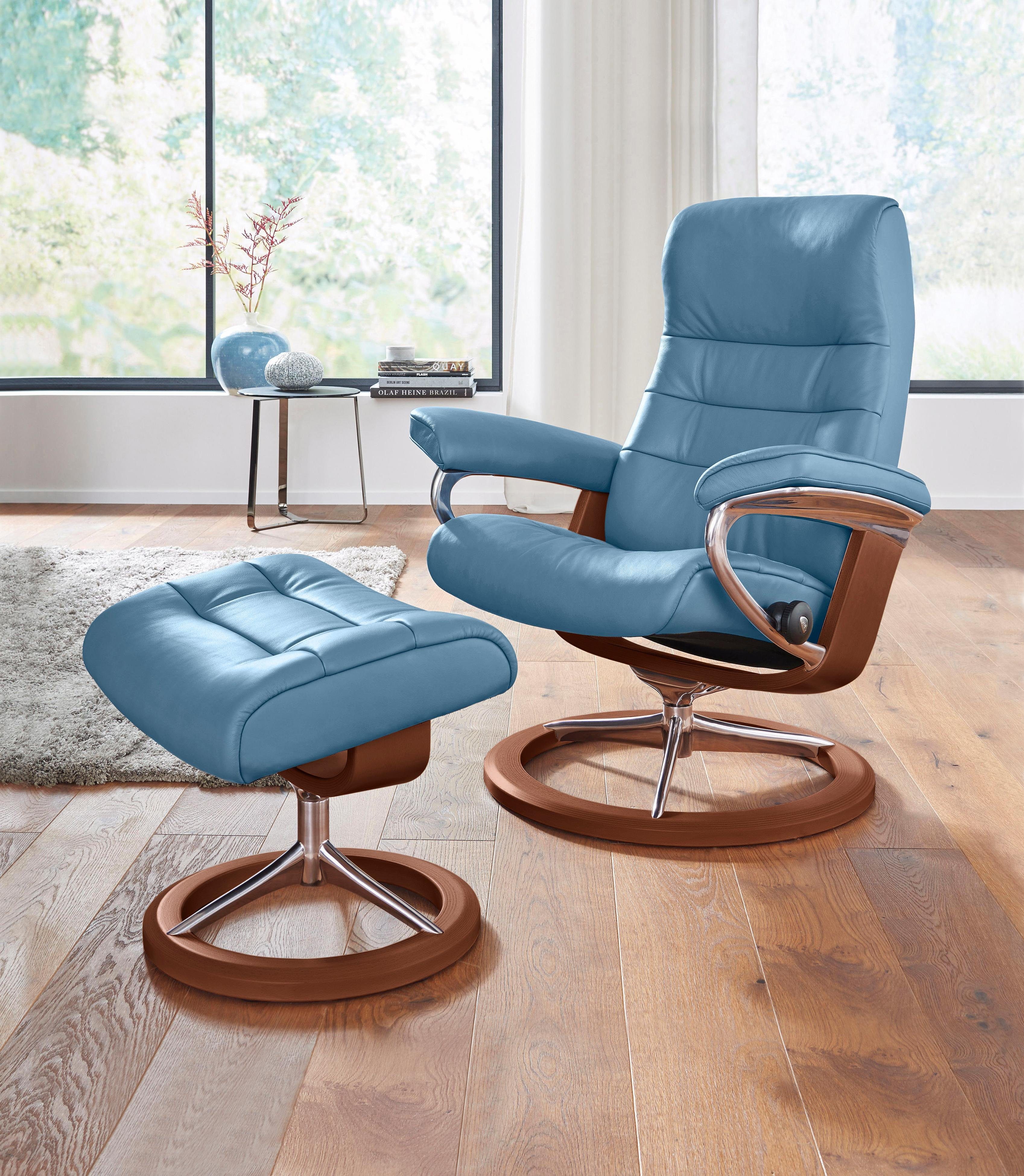 mit mit Relaxsessel Größe Hocker Signature Schlaffunktion, Opal, Base, Stressless® ohne M,