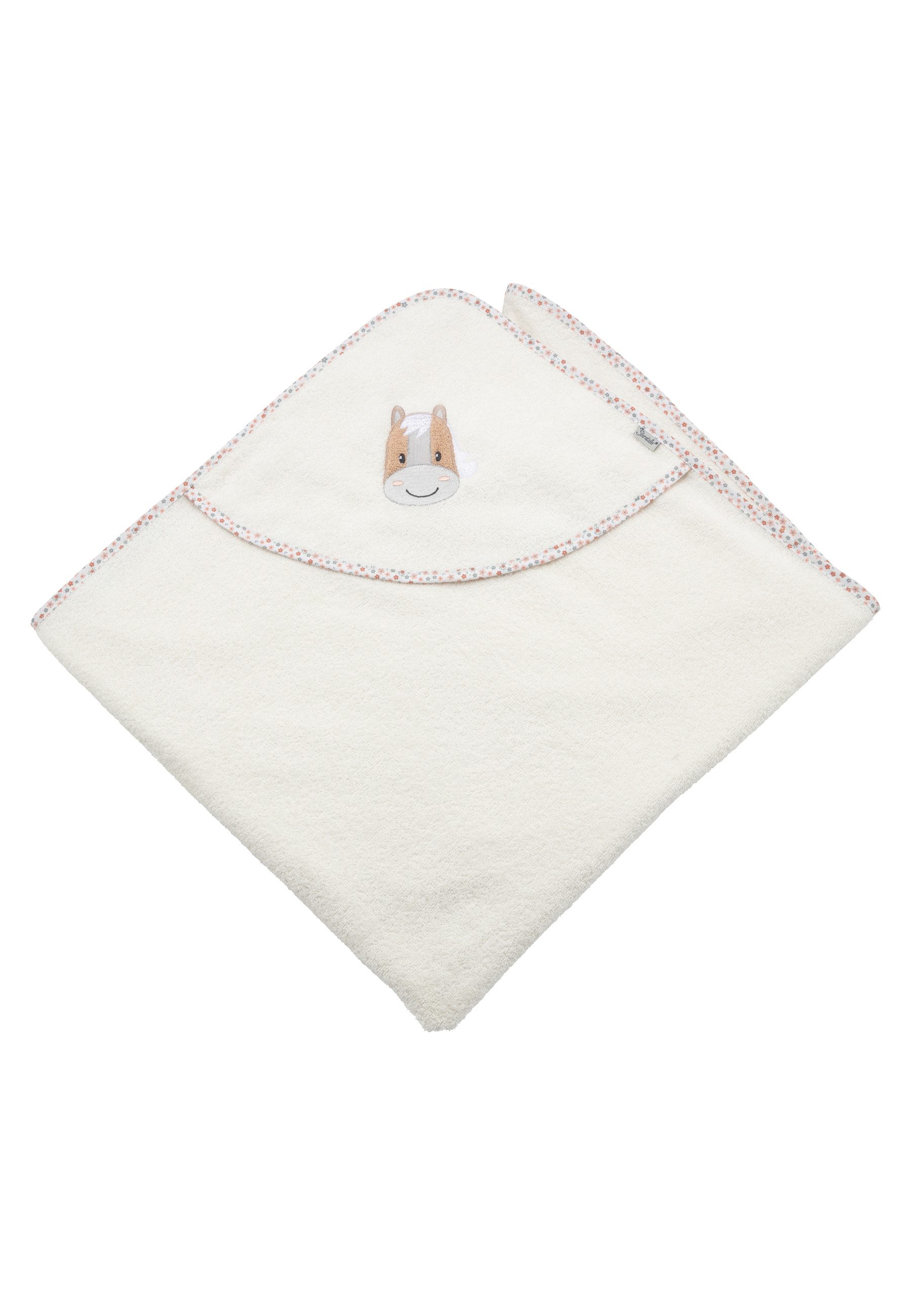 Sterntaler® Badetücher Kapuzenbadetuch 100x100 cm PFERD günstig online kaufen