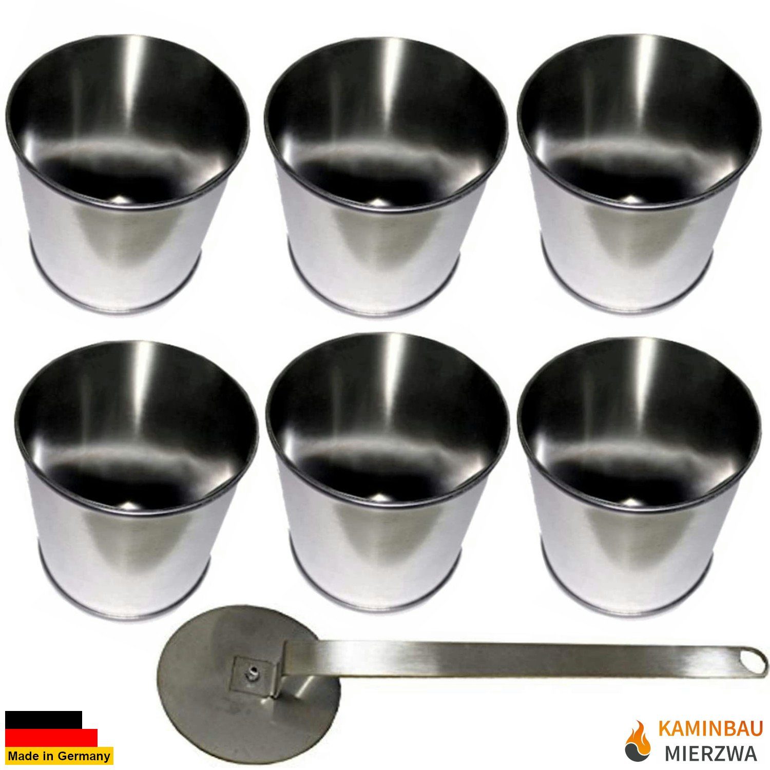 Kaminbau Mierzwa Echtfeuer-Dekokamin Aurora (Supreme, Brenngel & Bio-Ethanol Kamin inkl. 6 Brenndosen & Keramische Watte), Farbwahl, Gelkamin, Ethanolkamin, Kaminofen, Wandkamin