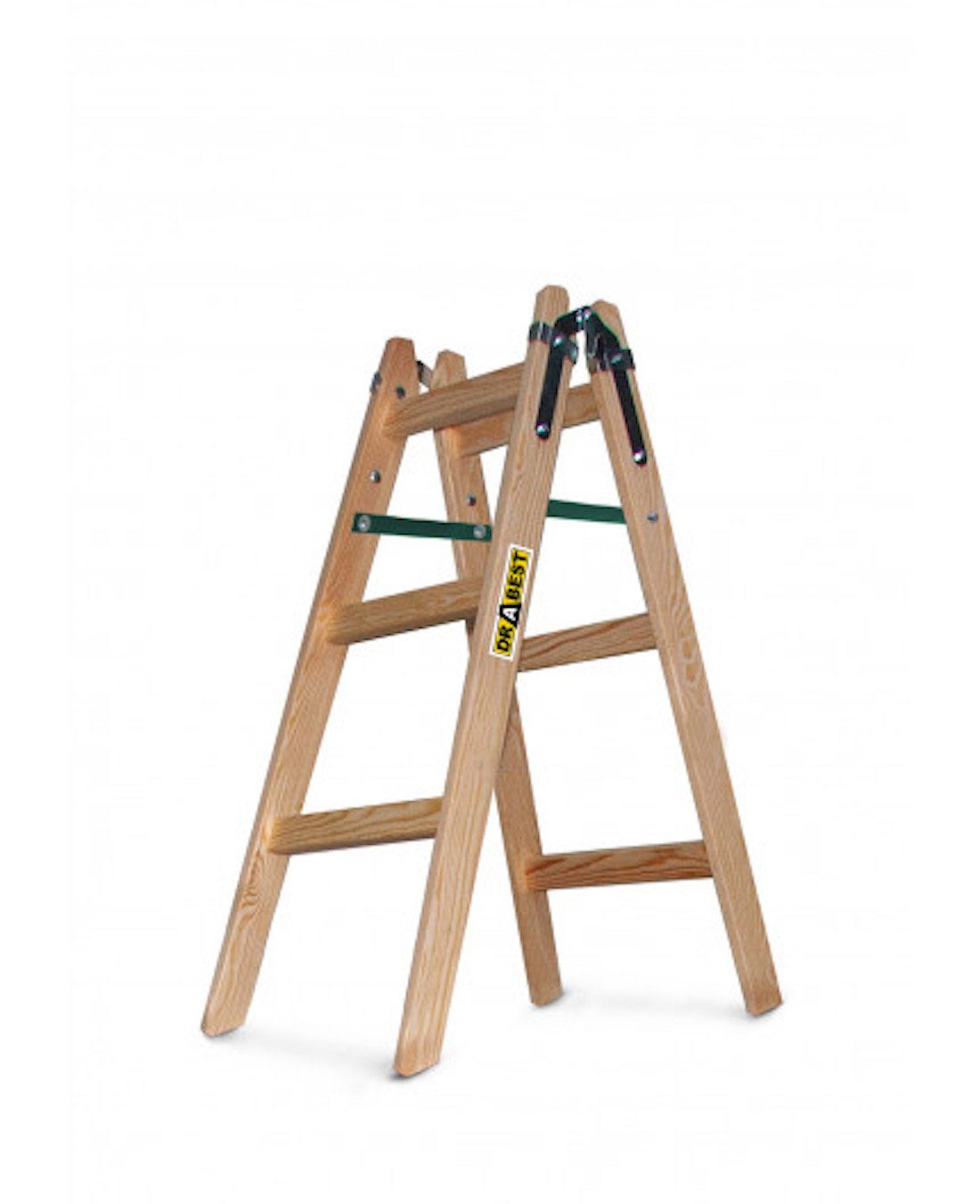 TRIZERATOP Stehleiter Stehleiter Malerleiter 2x3 Spr. Holz Doppelleiter (Stehleiter Malerleiter DREW3 Holz)