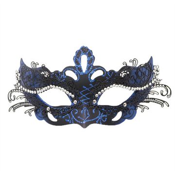 Dekorative Verkleidungsmaske Venezianische für Halloween Kostümparty, Frauen Maske Halbmaske, (2-tlg), Maskerade Maske, Karneval Masken Halloween Masken