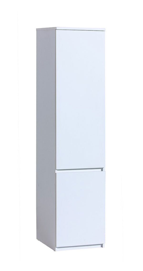 Feldmann-Wohnen Kleiderschrank Arcca 45cm 2-türig weiß weiß | weiß
