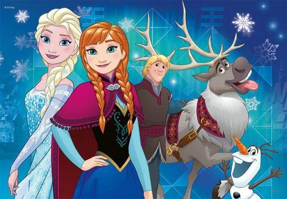 Frozen Nordlichter. 24 2 x Puzzle Disney 24 Teile, Ravensburger Puzzleteile Puzzle