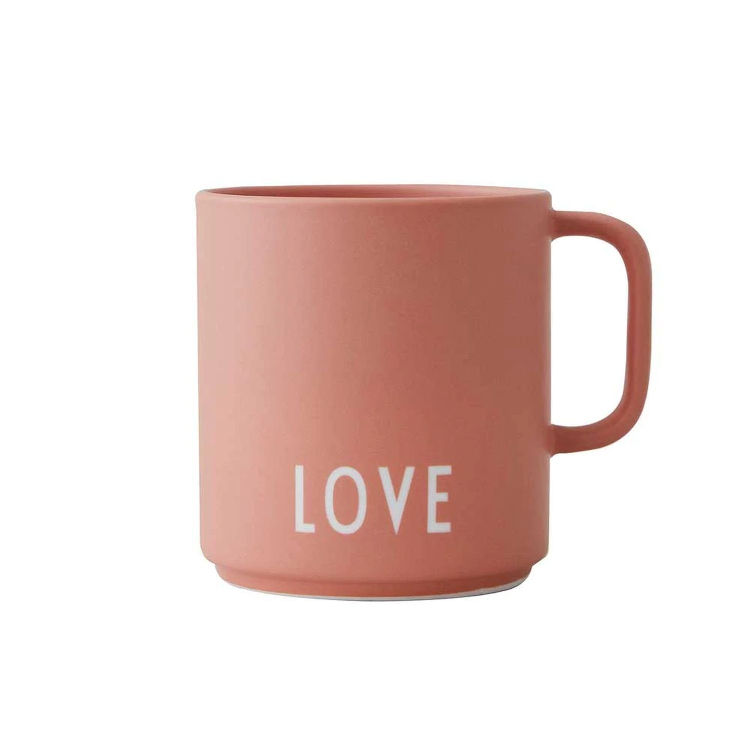 Design Letters Tasse Favourite Cup mit Henkel Love, Porzellan