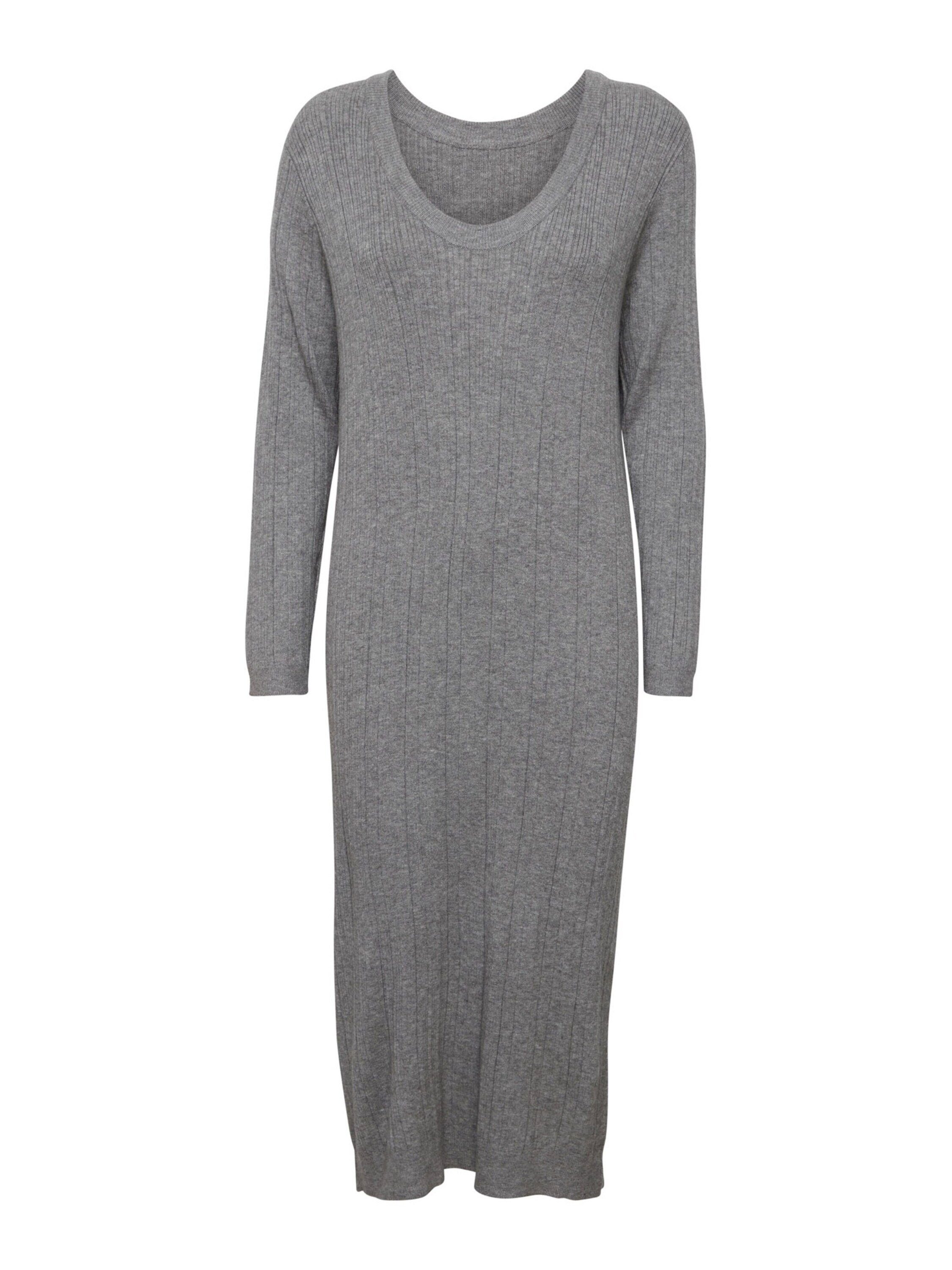 Ichi Strickkleid KAVA (1-tlg) Plain/ohne Details