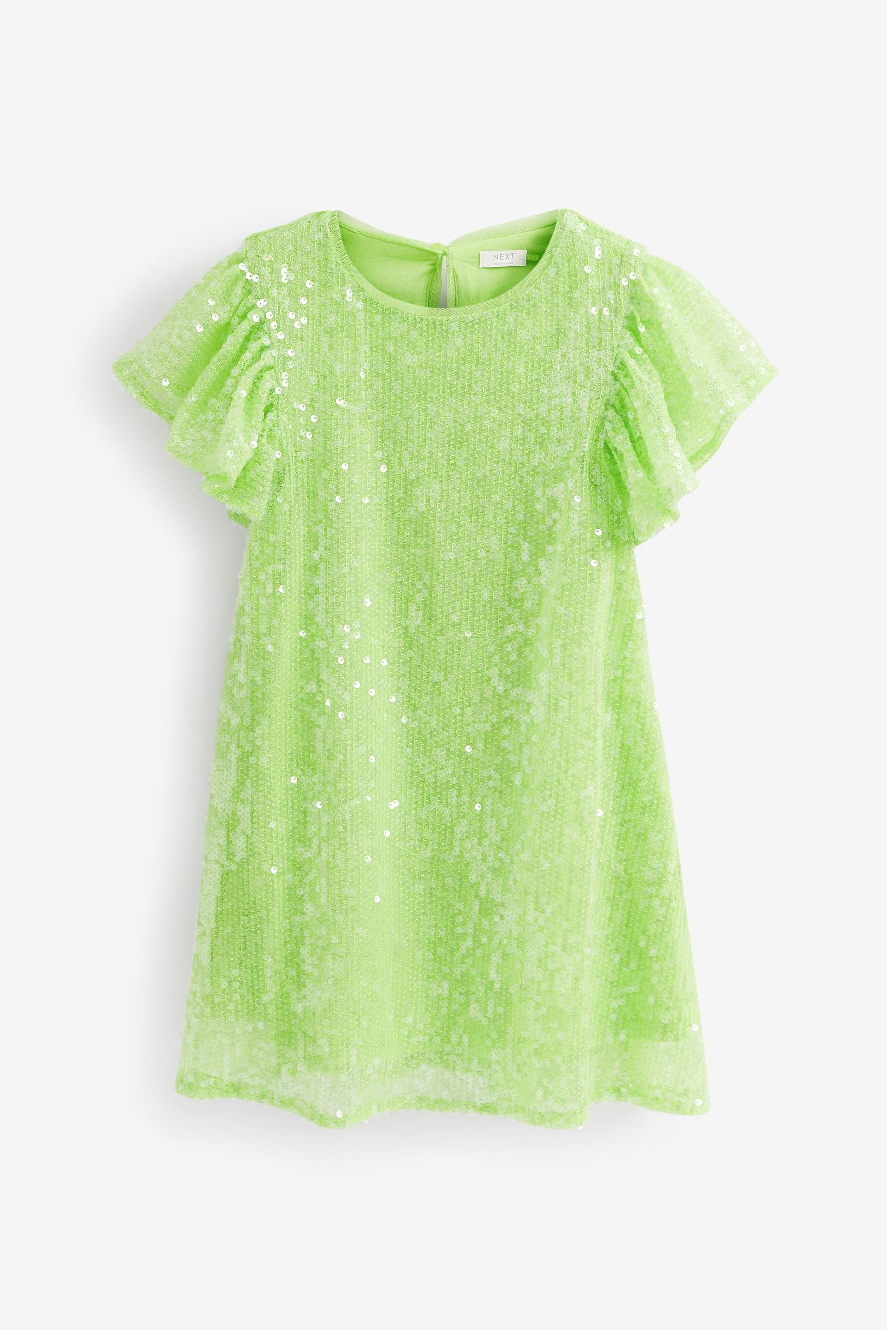 Next Lime (1-tlg) Paillettenkleid Green Paillettenkleid