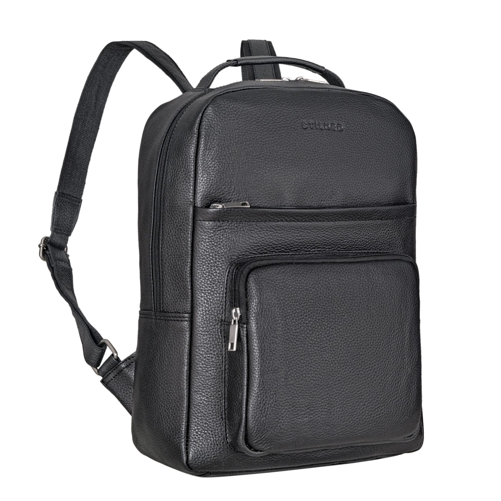 STILORD Notebook-Rucksack "Glover" Business Lederrucksack 15,6 Zoll