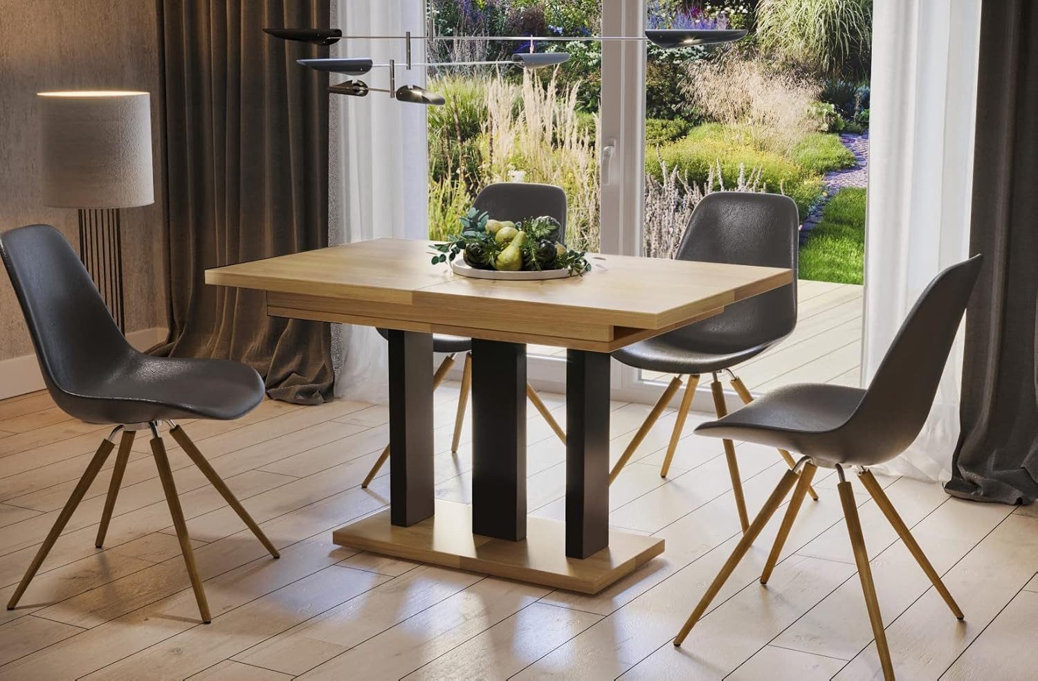 Endo-Moebel Esstisch Appia Esstisch 130–210cm ausziehbar für 8 Personen Tis günstig online kaufen