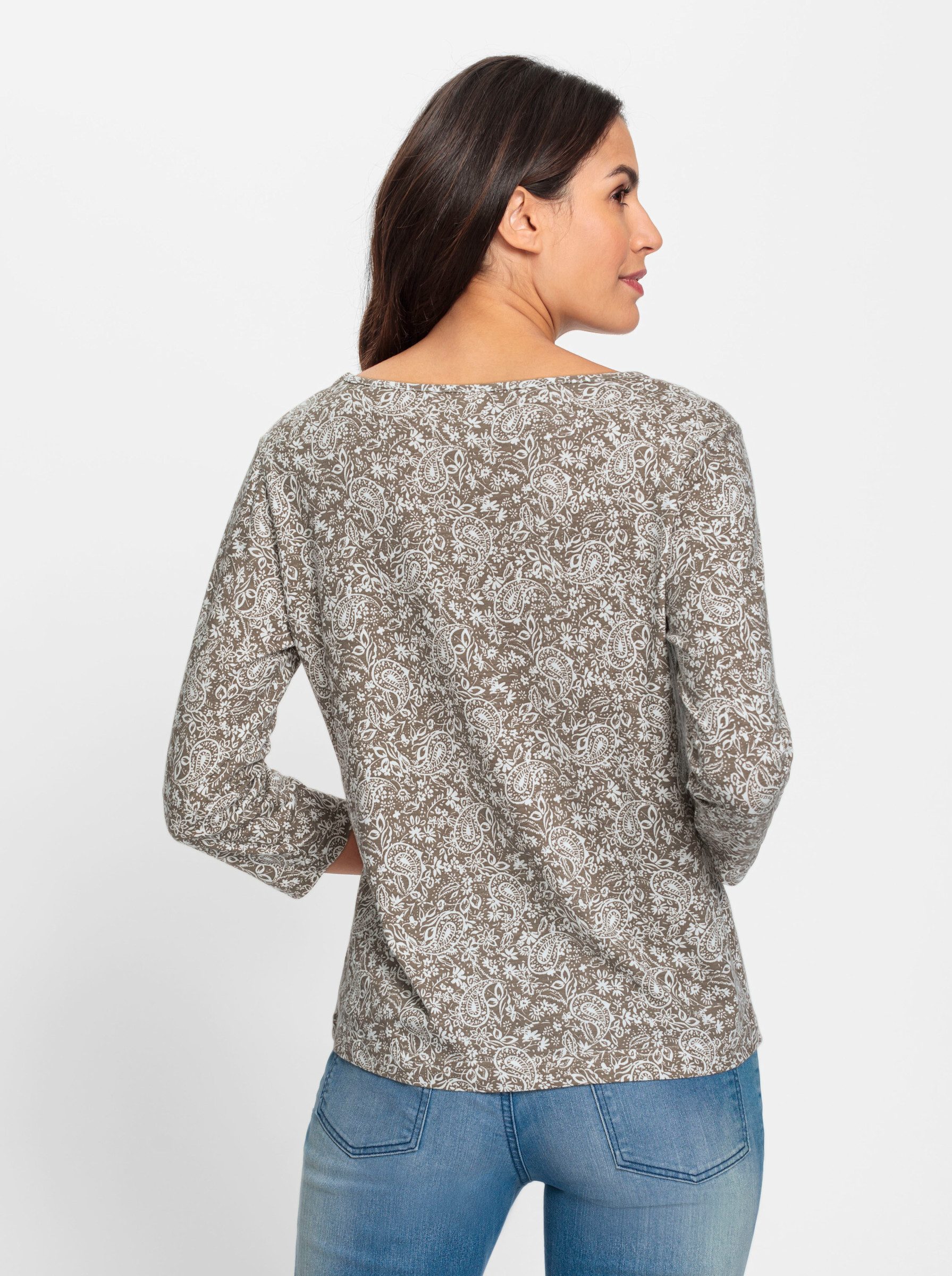 Inspirationen 3/4-Arm-Shirt "Shirt", (1 tlg.) günstig online kaufen