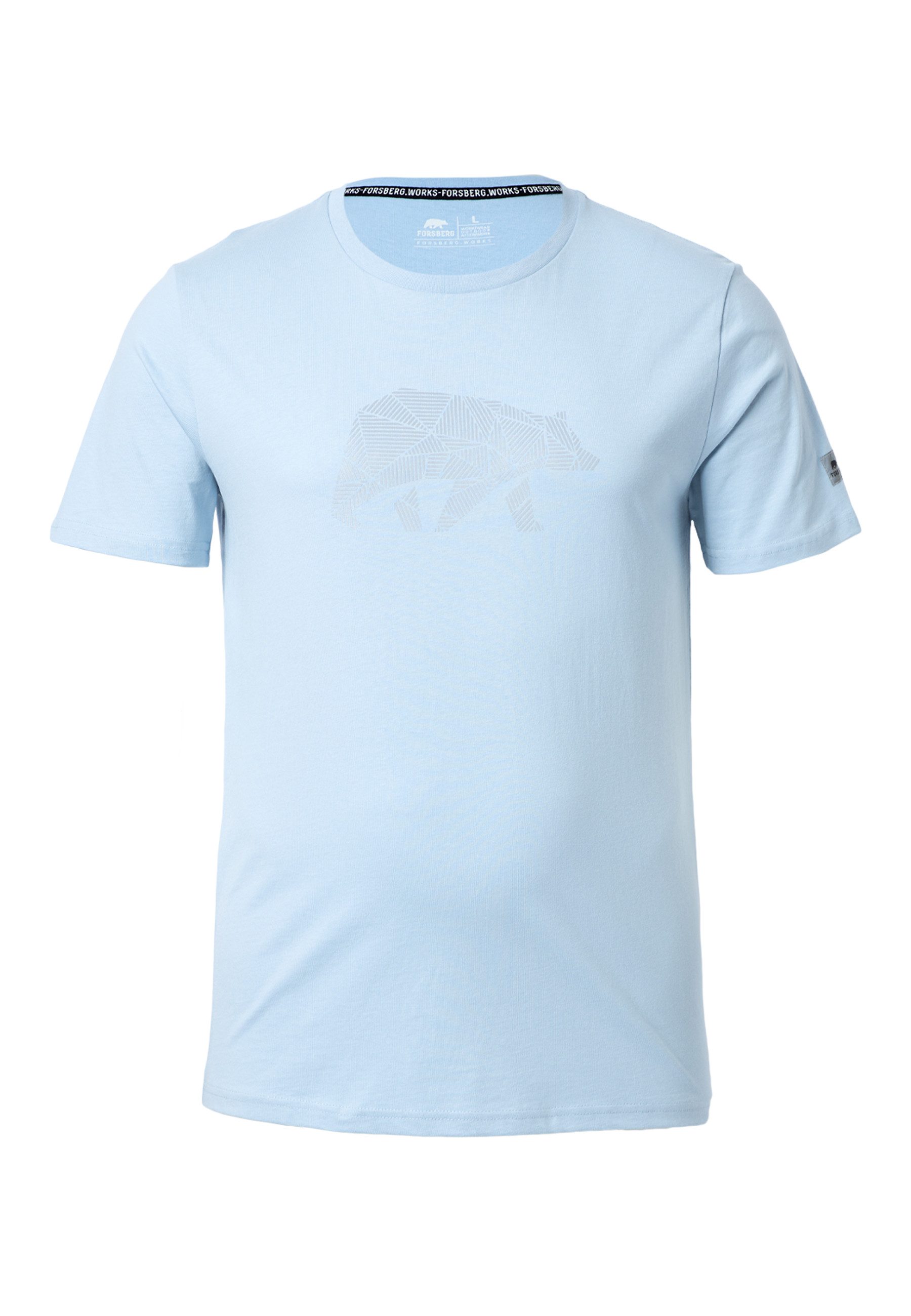 T-Shirt mit reflektierendem Brustlogo
