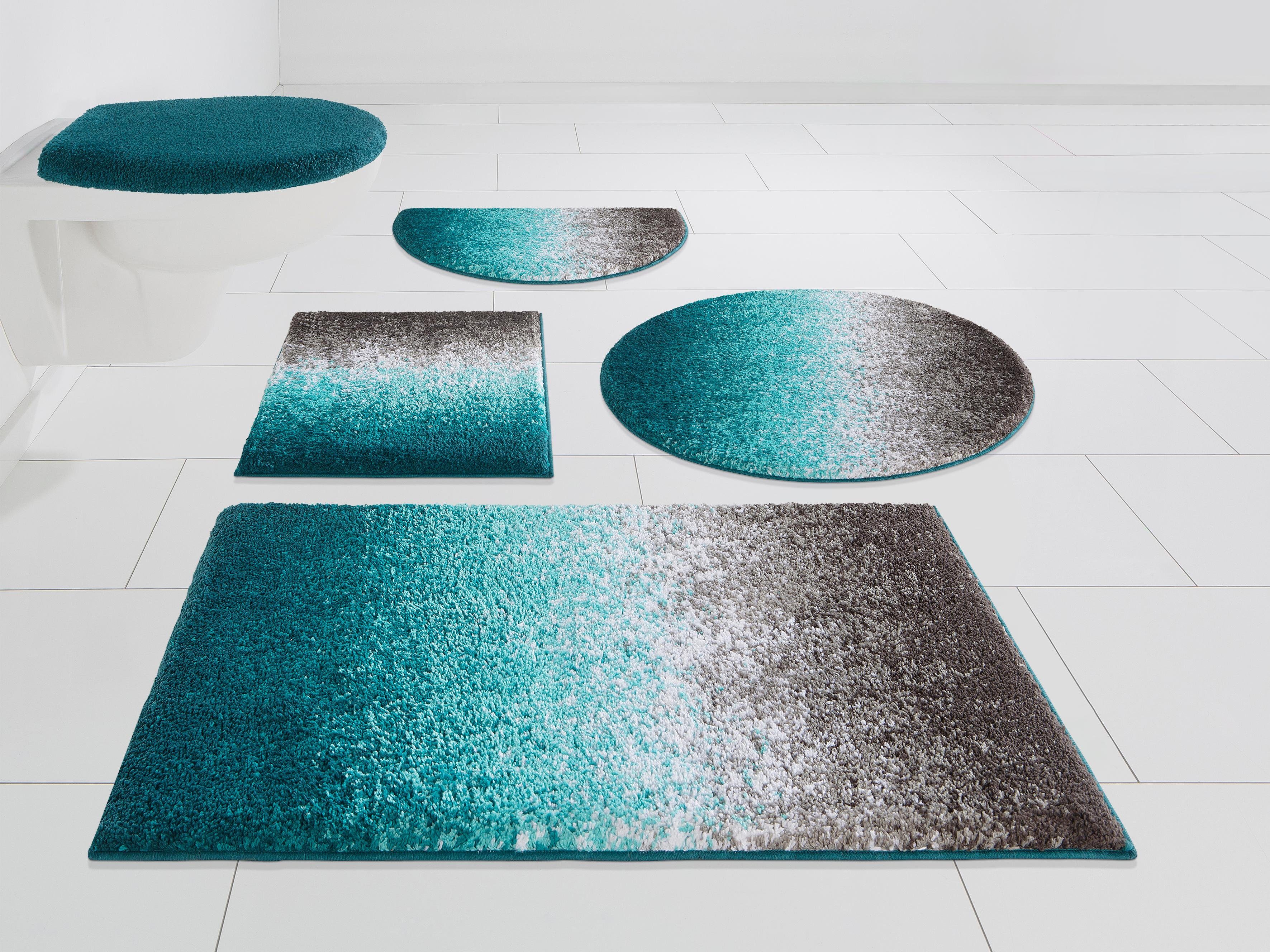 my home Badematte Elif, Badvorleger, Badezimmer Teppich, Höhe 15 mm, rutsch günstig online kaufen