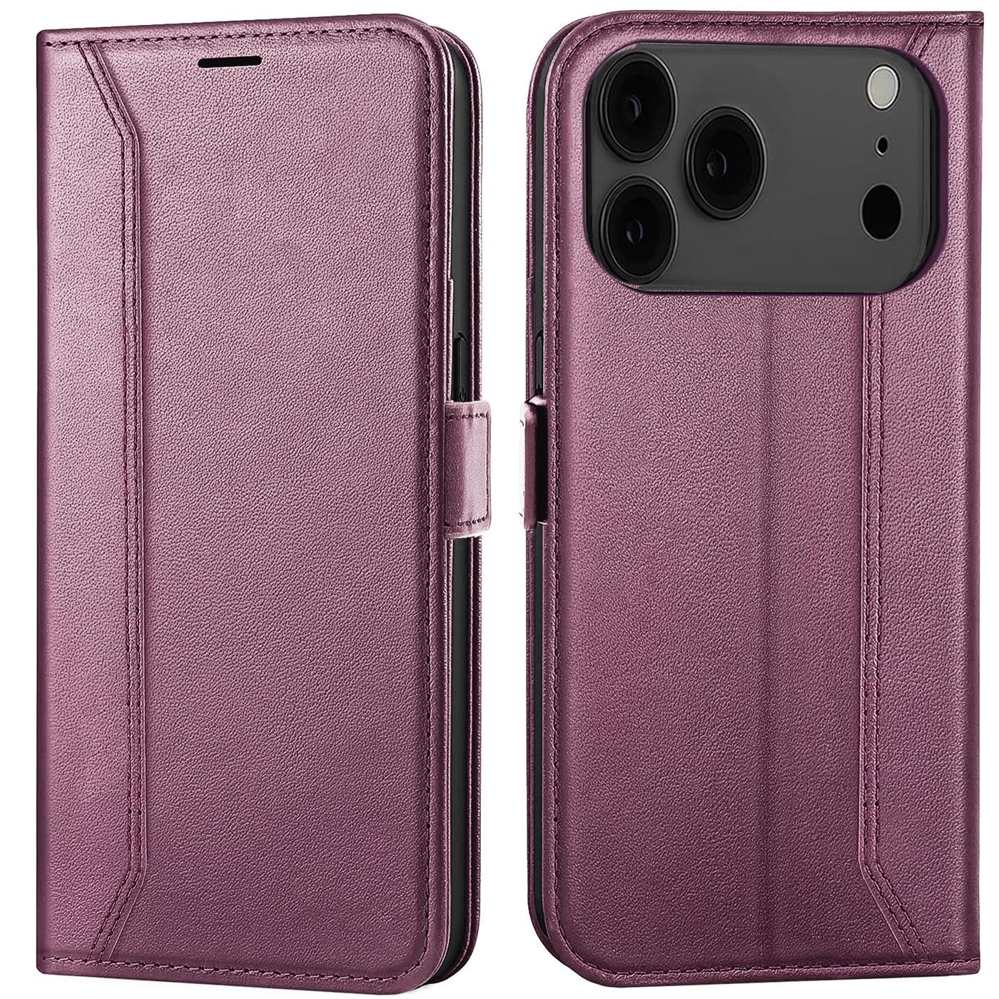 CoolGadget Handyhülle Book Case Elegance Tasche für Apple iPhone 17 Pro Max 6,9 Zoll, Hülle Magnet Klapphülle Flip Case für iPhone 17 Pro Max Schutzhülle