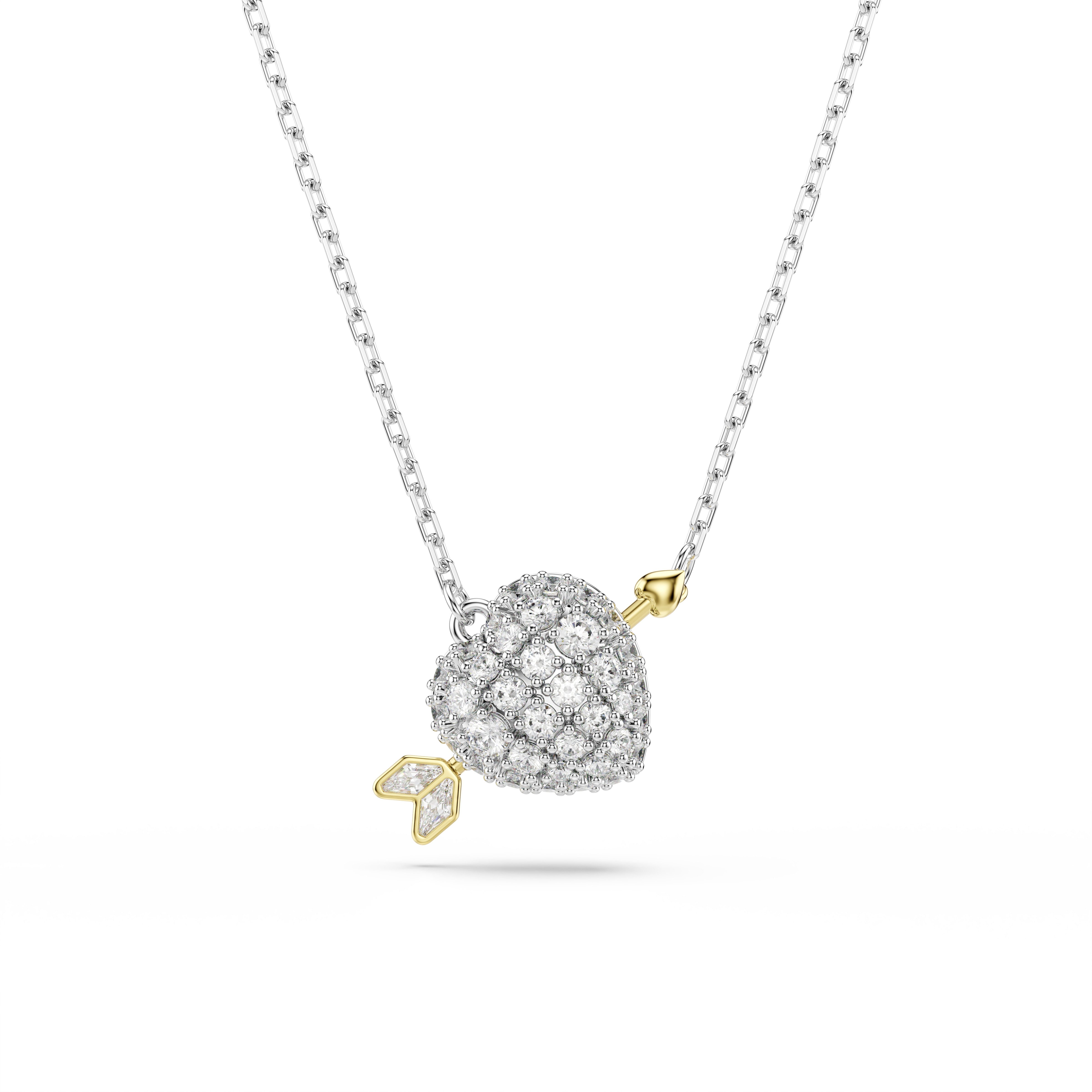 Kette mit Anhänger Schmuck Geschenk Idyllia Halskette Herz mit Pfeil
