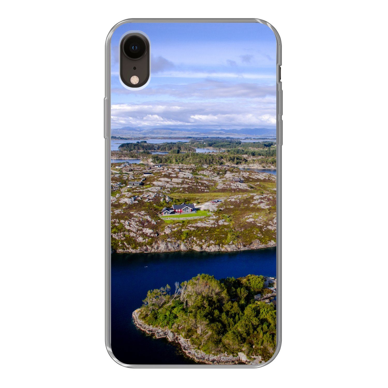 MuchoWow Handyhülle Handyhülle Apple iPhone XR Silikonhülle, Handyhülle Handy Hülle Telefonhülle iphone Samsung