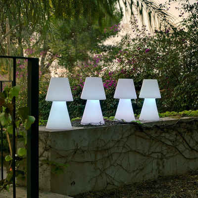 Licht-Trend LED Außen-Tischleuchte Lola LED-Außen-Tischleuchte Large Weiß, Kaltweiß